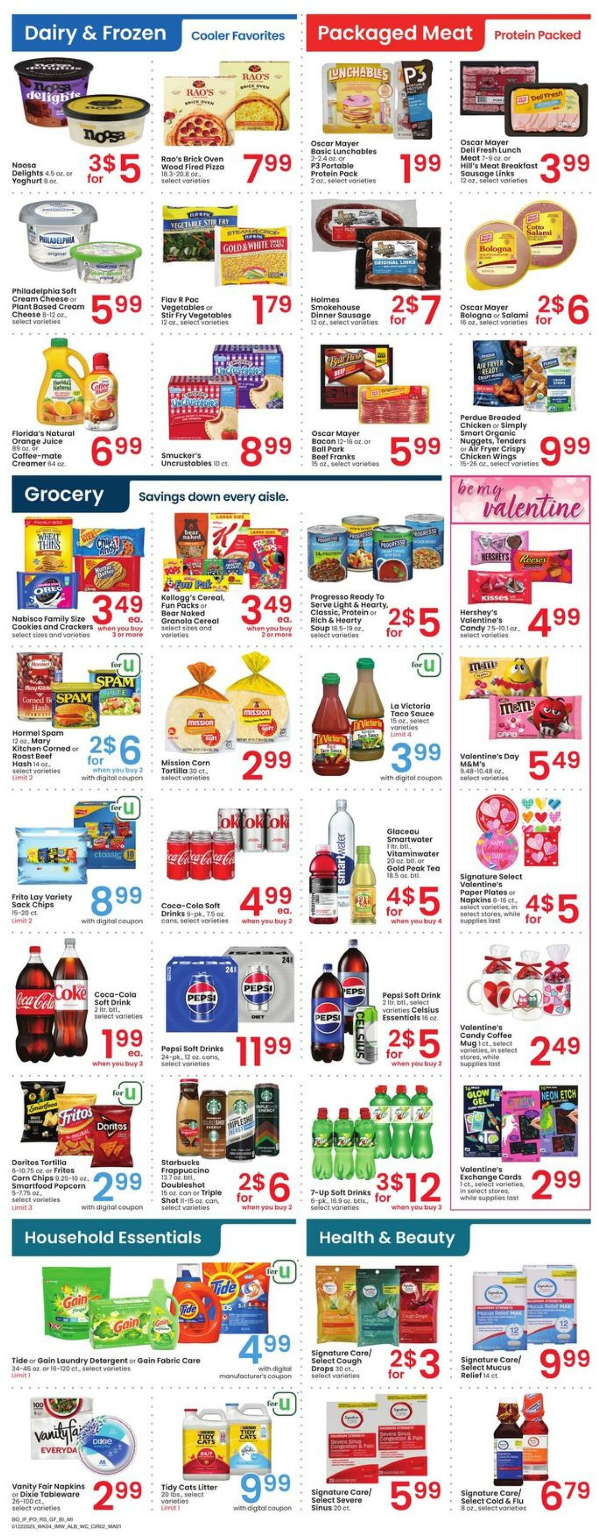 Weekly ad Albertsons 01/22/2025 - 01/28/2025