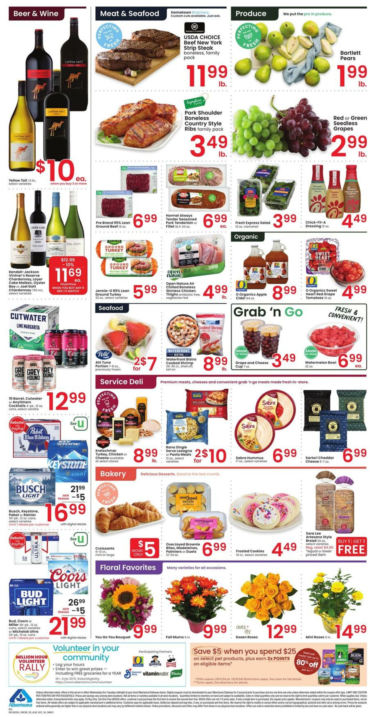 Weekly ad Albertsons 09/18/2024 - 09/24/2024