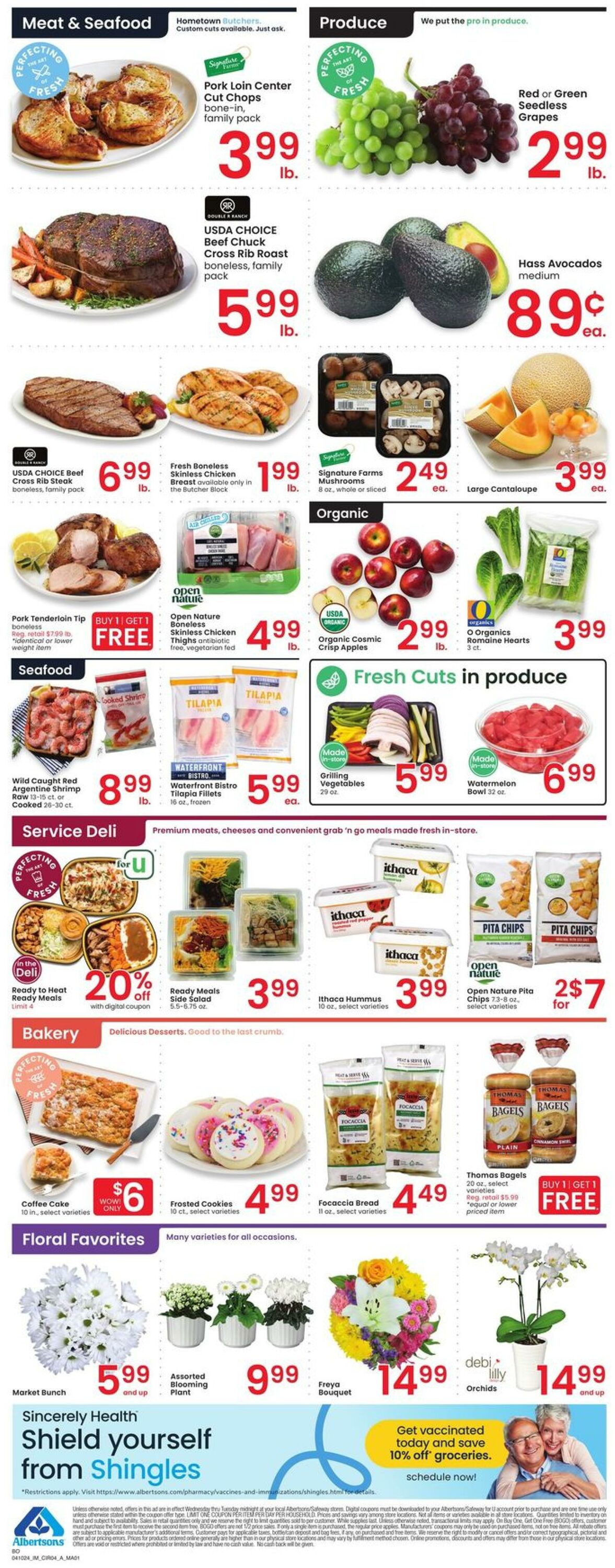 Weekly ad Albertsons 04/10/2024 - 04/16/2024