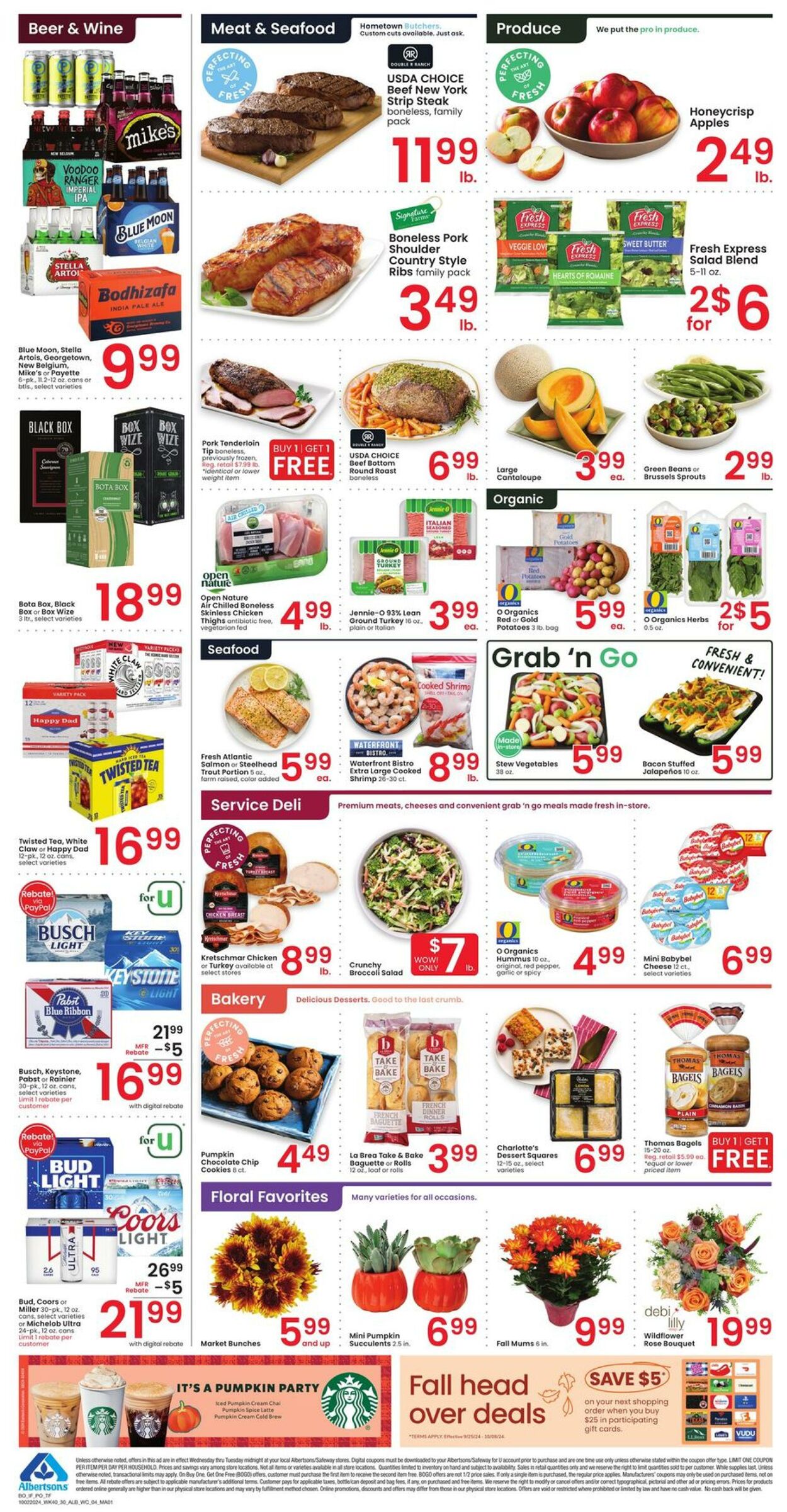 Weekly ad Albertsons 10/02/2024 - 10/08/2024