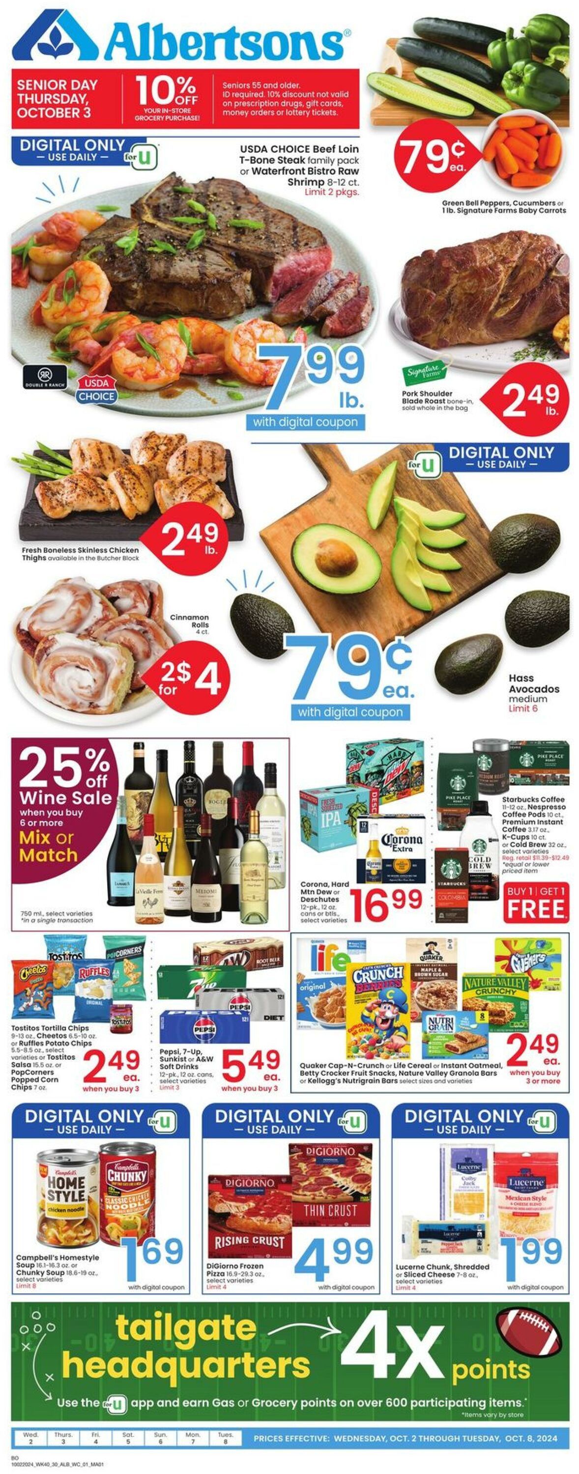 Weekly ad Albertsons 10/02/2024 - 10/08/2024