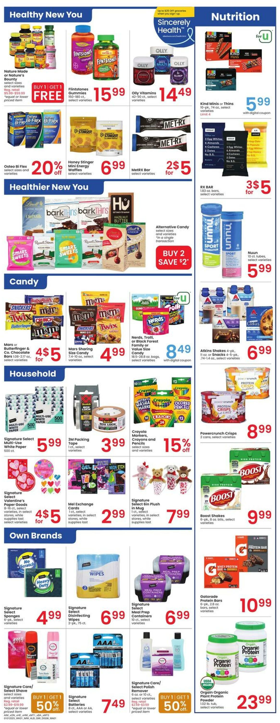 Weekly ad Albertsons 01/01/2025 - 01/07/2025