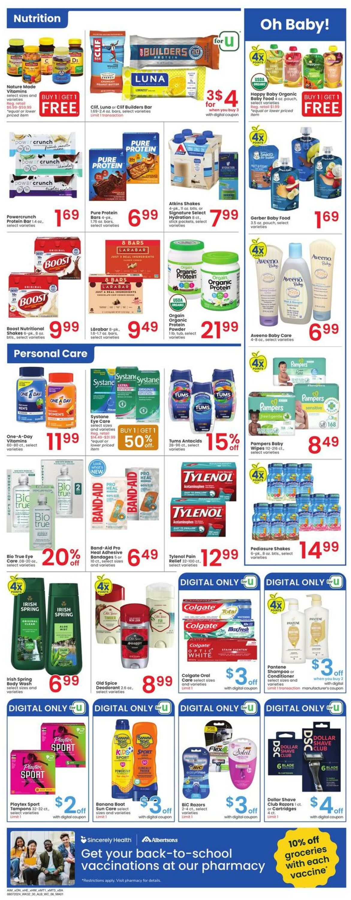 Weekly ad Albertsons 08/07/2024 - 08/13/2024