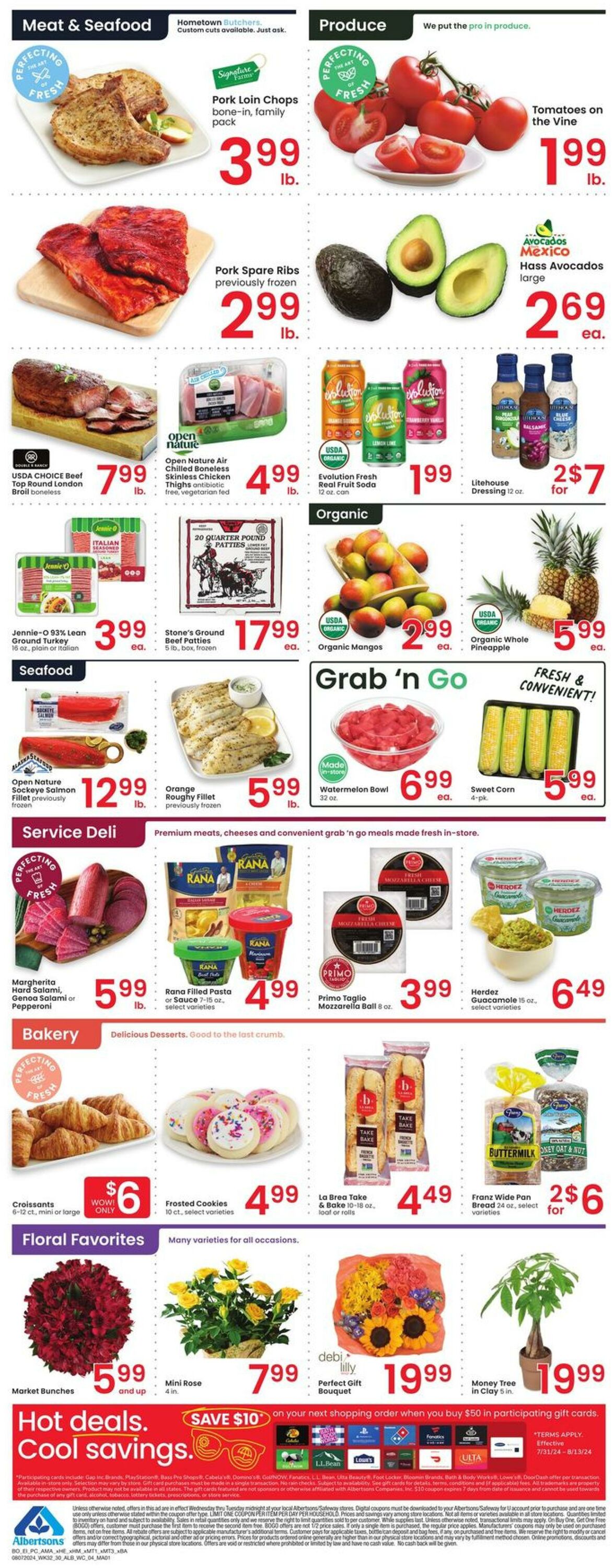 Weekly ad Albertsons 08/07/2024 - 08/13/2024