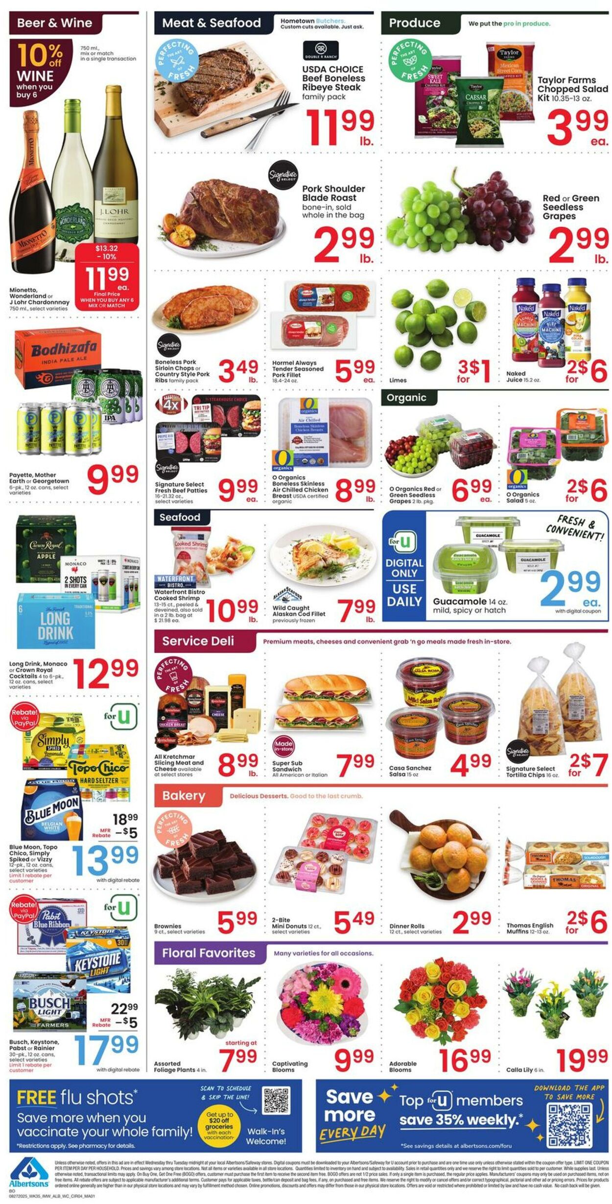 Weekly ad Albertsons 08/27/2025 - 09/02/2025