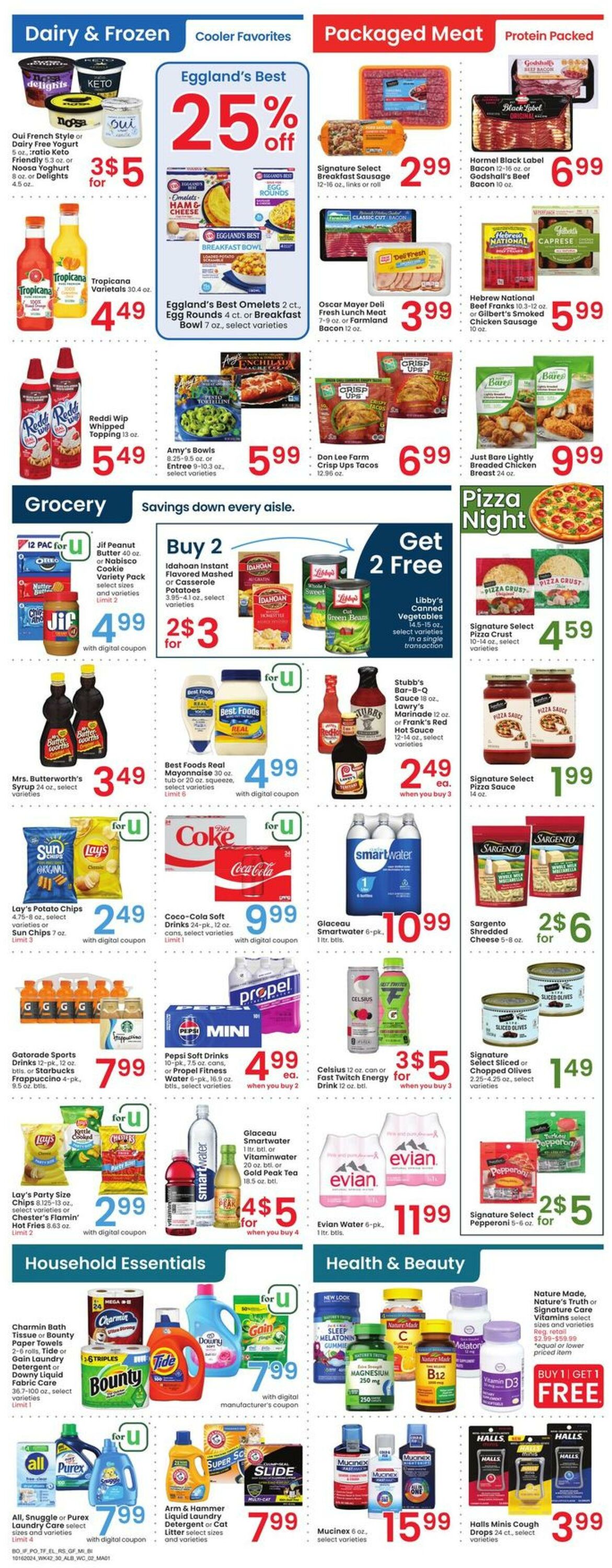 Weekly ad Albertsons 10/16/2024 - 10/22/2024