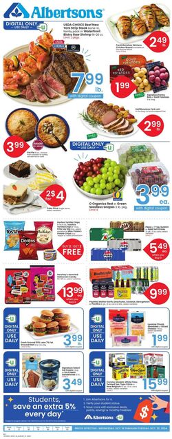 Weekly ad Albertsons 09/14/2022 - 09/20/2022