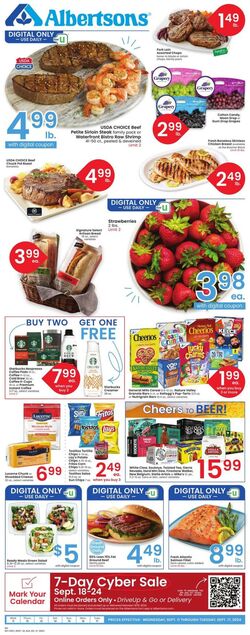 Weekly ad Albertsons 09/18/2024 - 09/24/2024