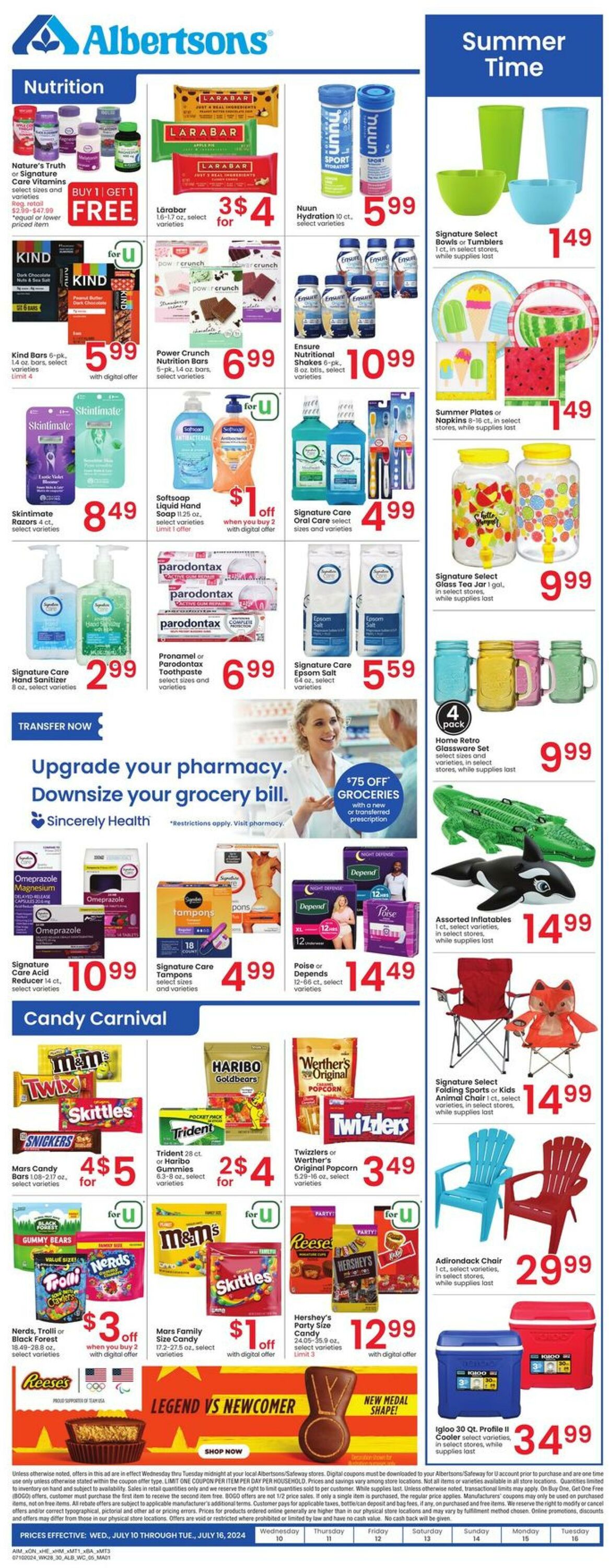 Weekly ad Albertsons 07/10/2024 - 07/16/2024