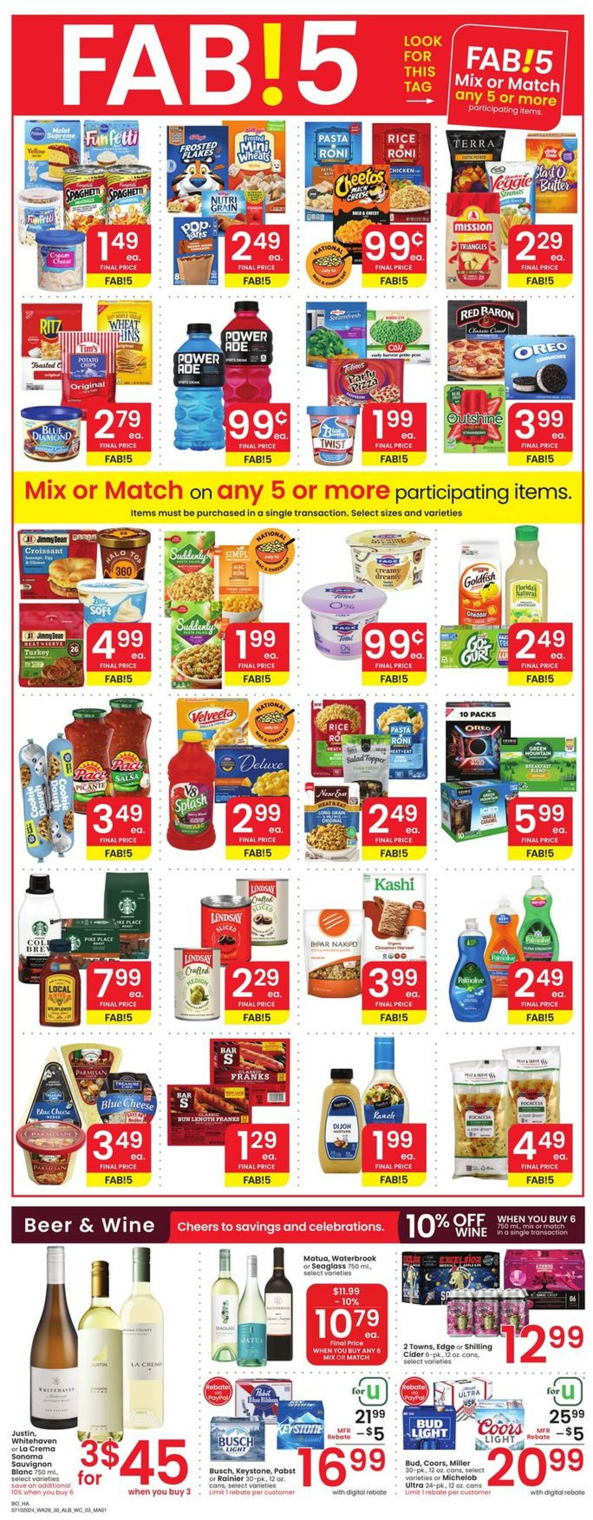 Weekly ad Albertsons 07/10/2024 - 07/16/2024