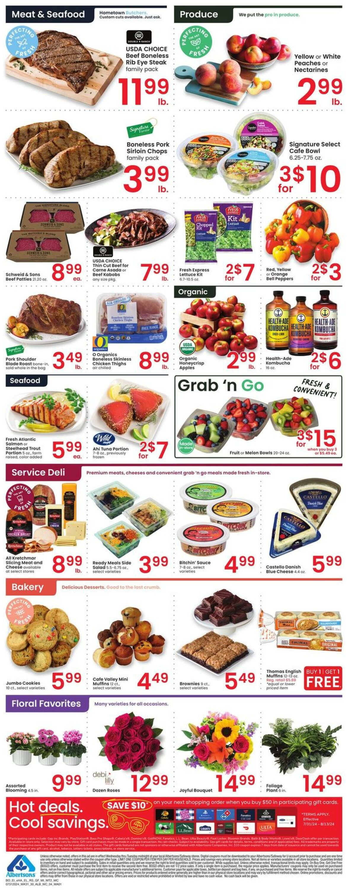 Weekly ad Albertsons 07/31/2024 - 08/06/2024