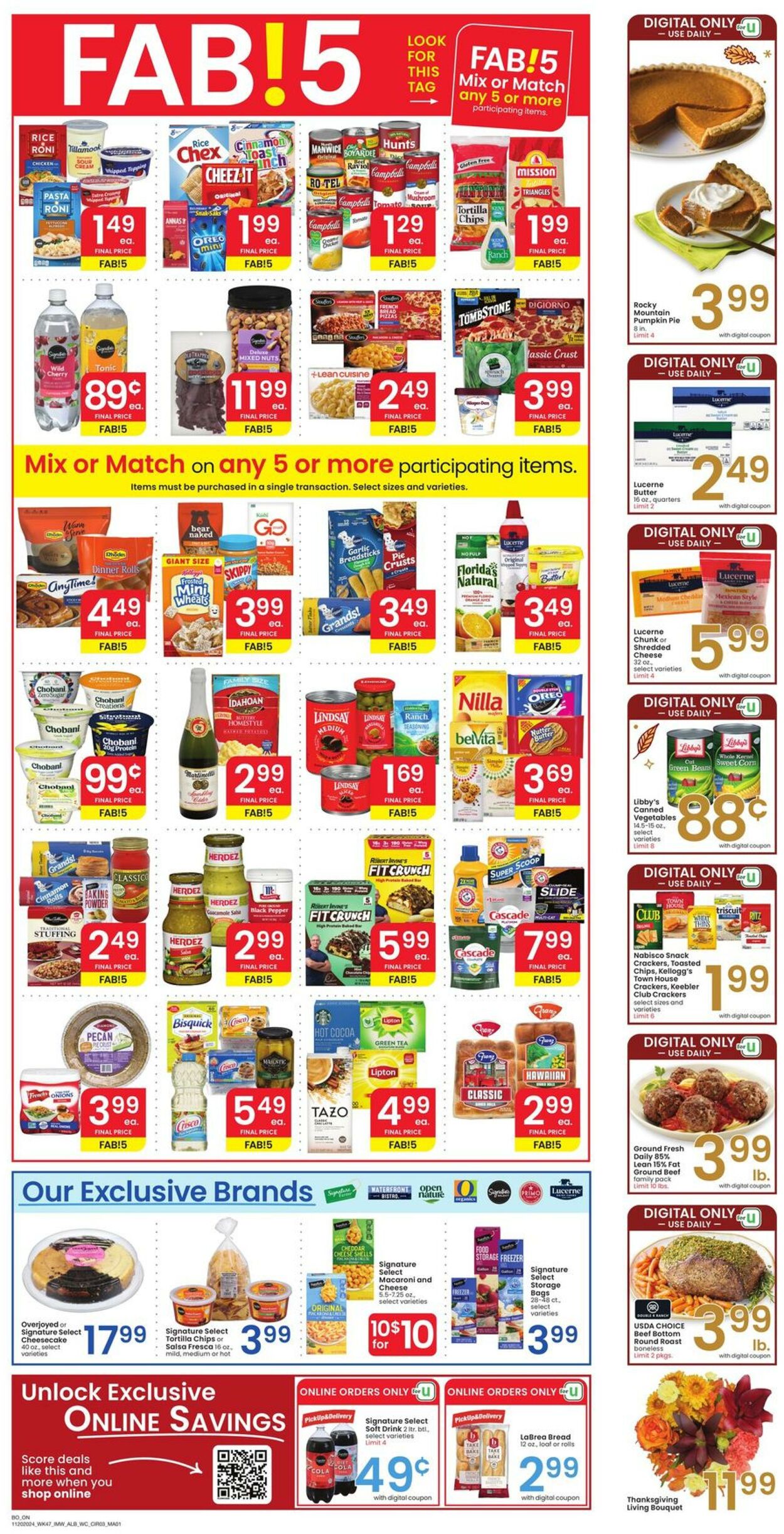 Weekly ad Albertsons 11/20/2024 - 11/26/2024