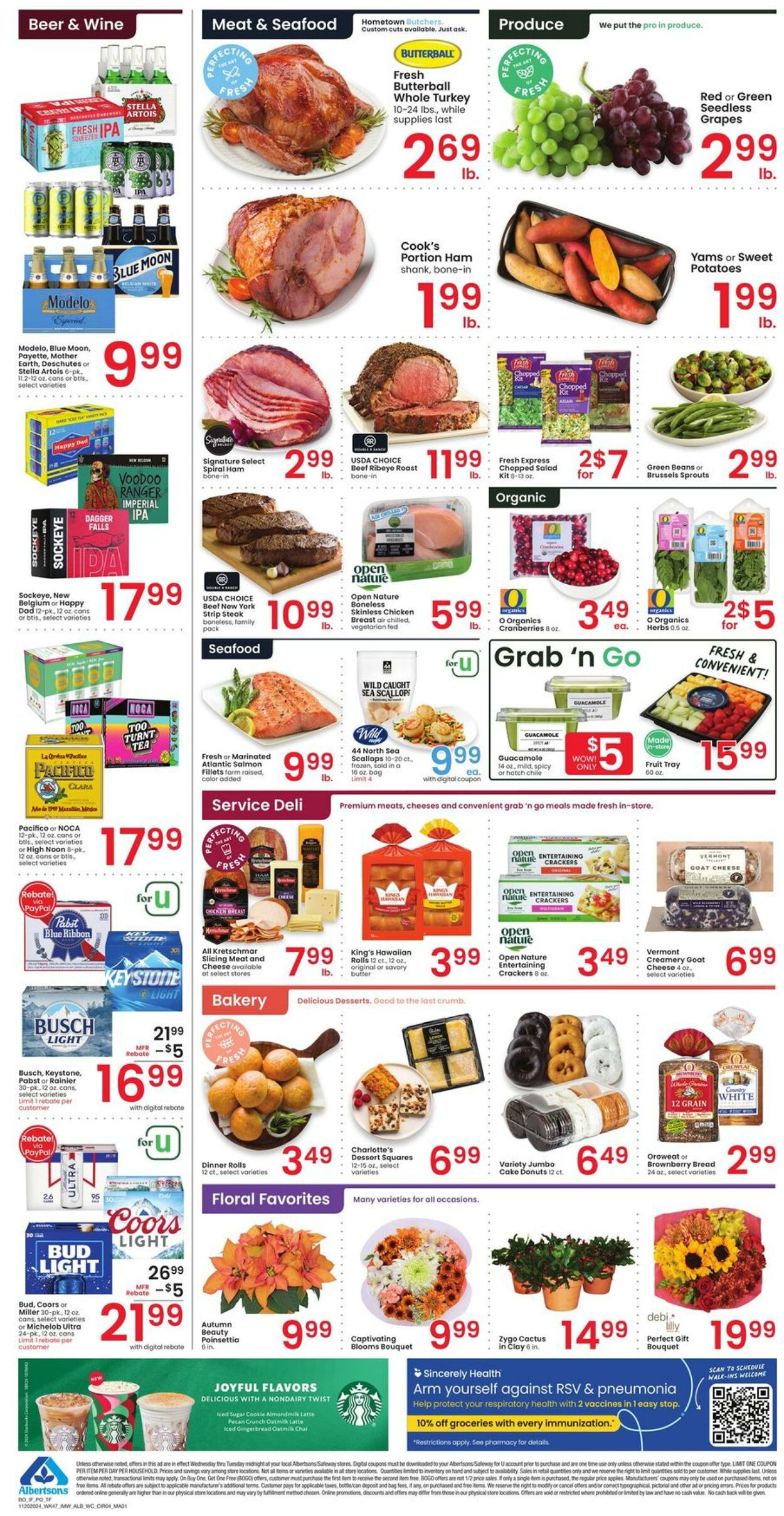 Weekly ad Albertsons 11/20/2024 - 11/26/2024