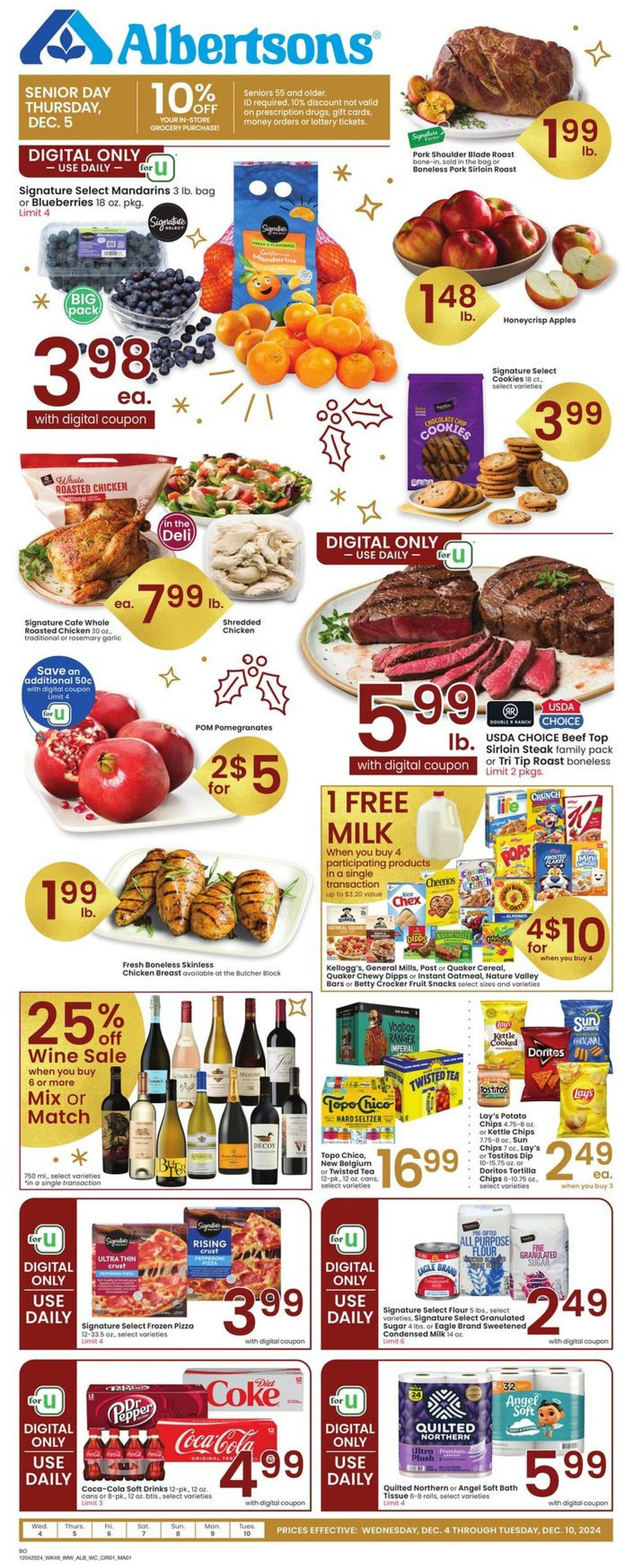 Weekly ad Albertsons 12/04/2024 - 12/10/2024