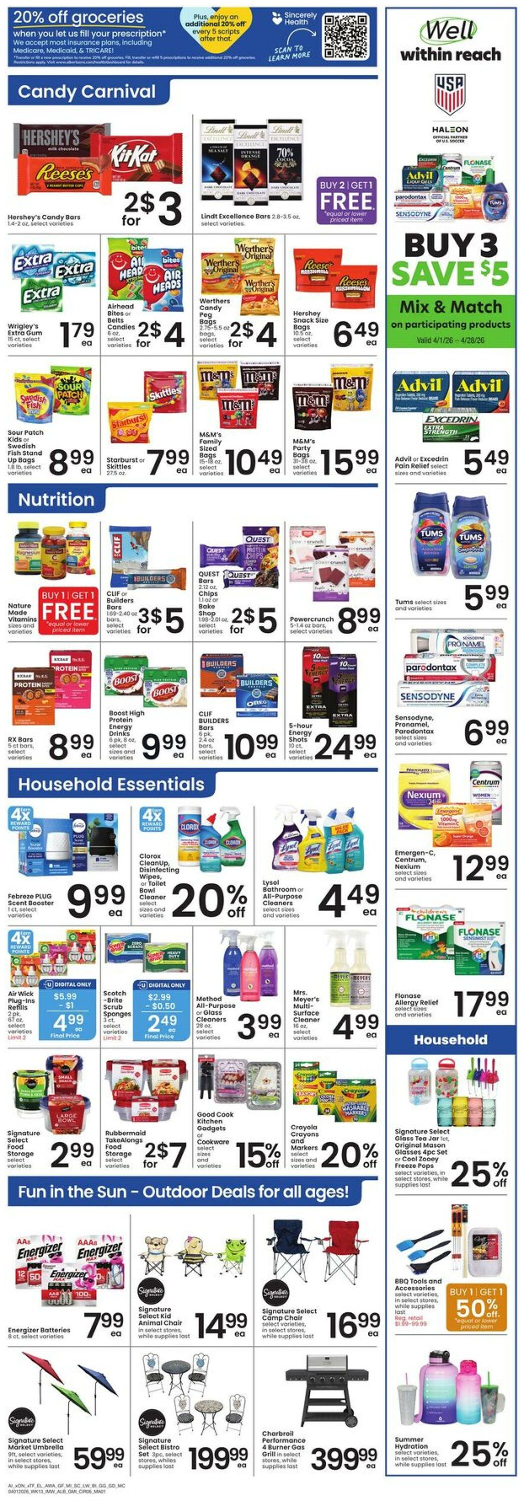 Weekly ad Albertsons 04/08/2026 - 04/14/2026