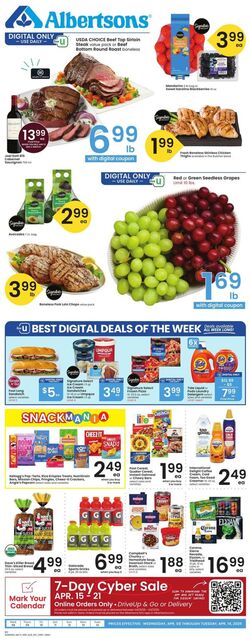 Weekly ad Albertsons 04/08/2026 - 04/14/2026