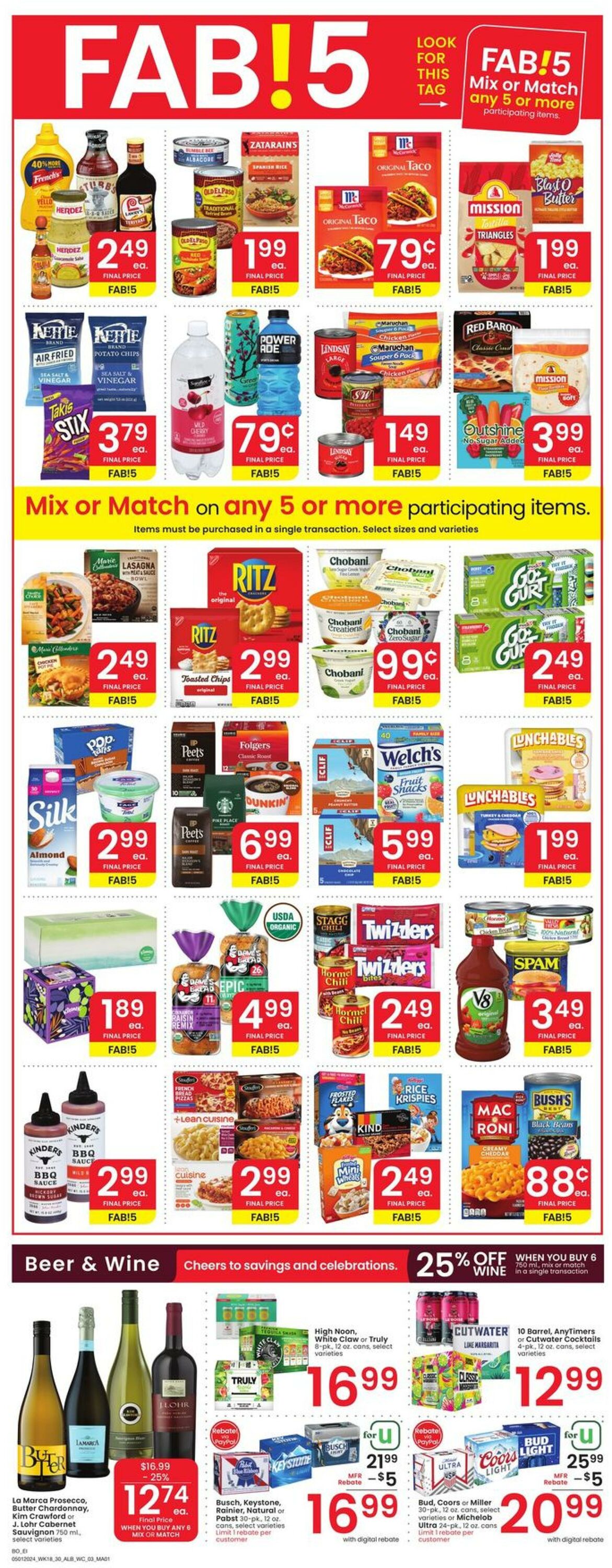 Weekly ad Albertsons 05/01/2024 - 05/07/2024