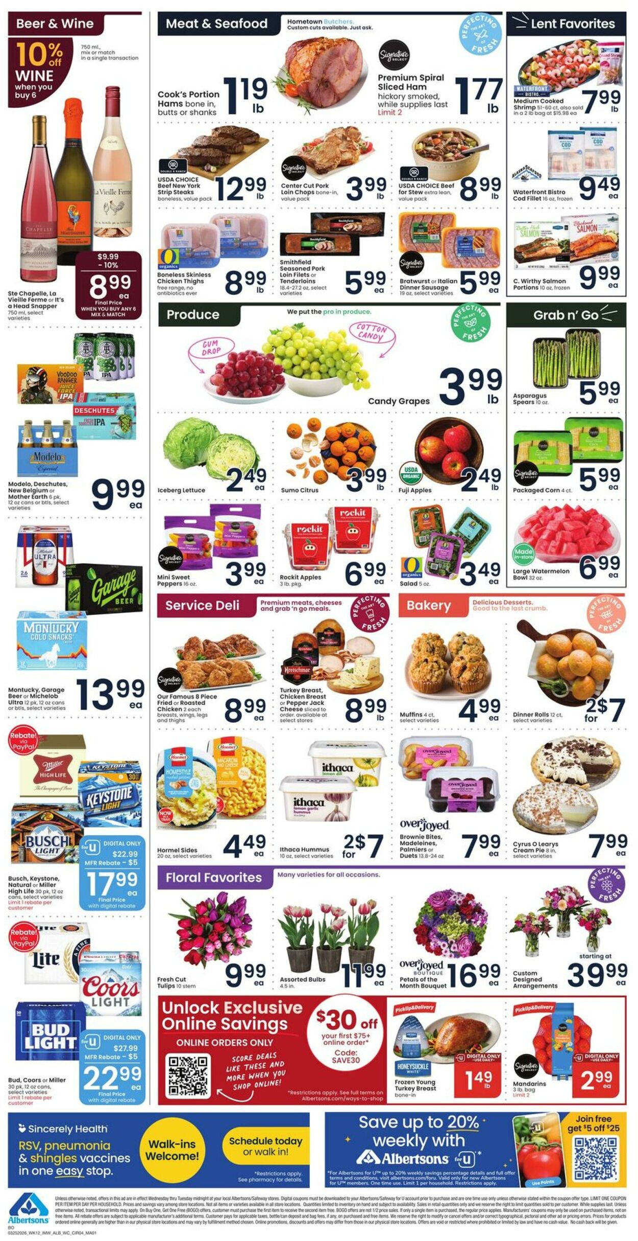 Weekly ad Albertsons 03/25/2026 - 03/31/2026