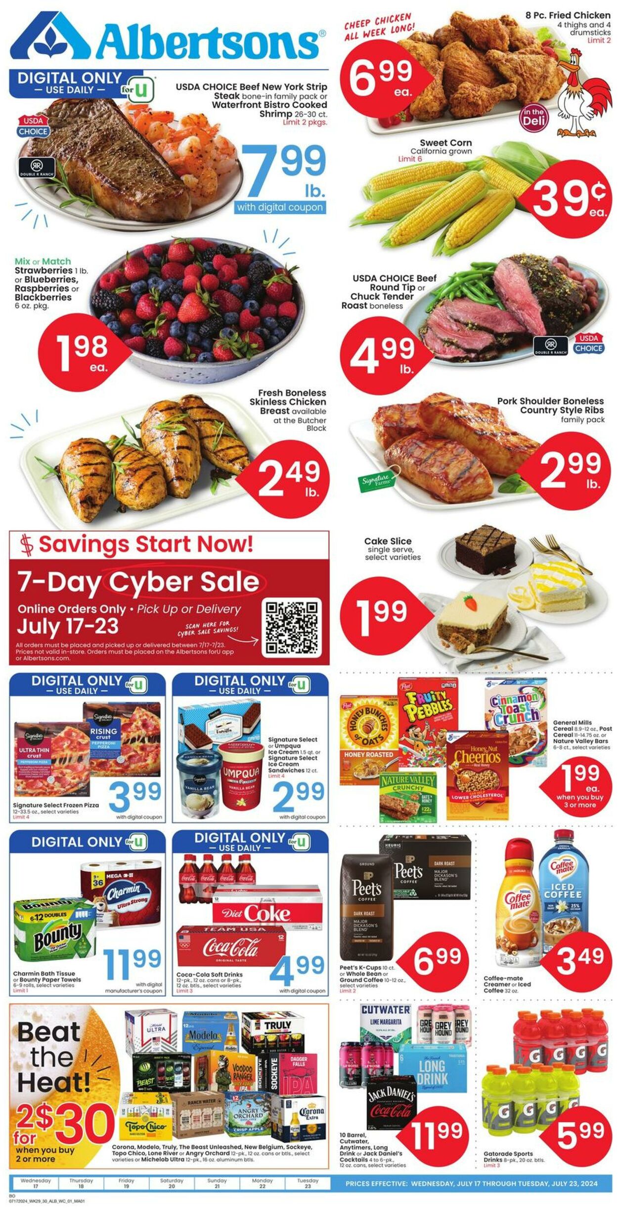 Weekly ad Albertsons 07/17/2024 - 07/23/2024