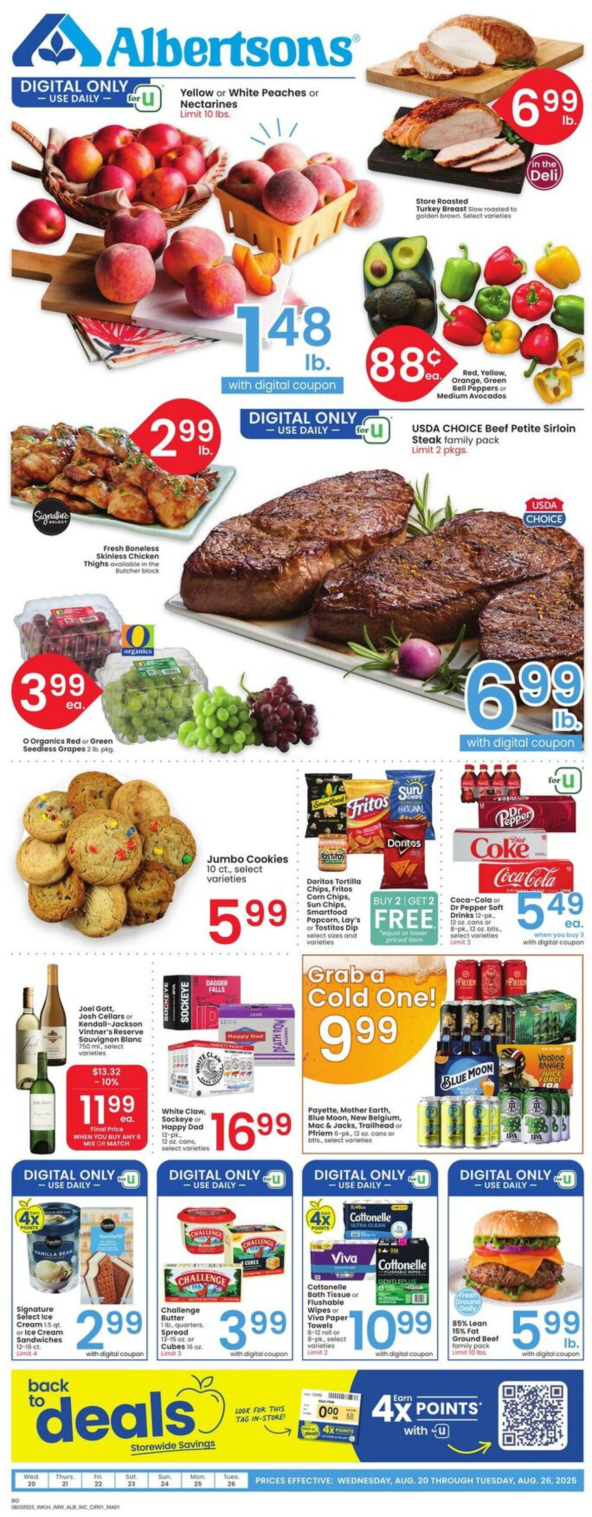 Weekly ad Albertsons 08/20/2025 - 08/26/2025
