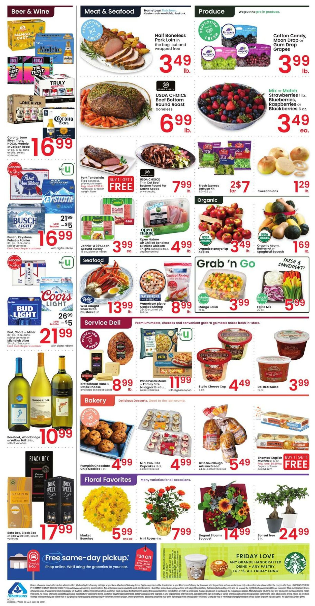 Weekly ad Albertsons 09/04/2024 - 09/10/2024