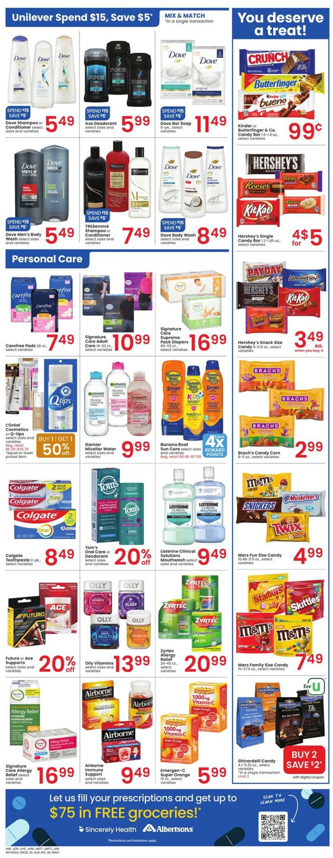 Weekly ad Albertsons 08/14/2024 - 08/20/2024