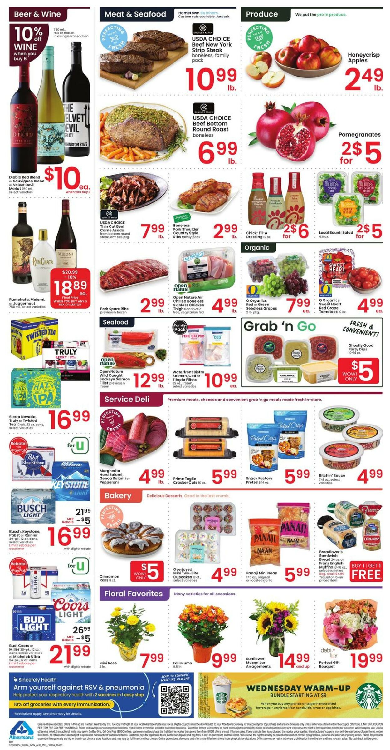 Weekly ad Albertsons 10/30/2024 - 11/05/2024