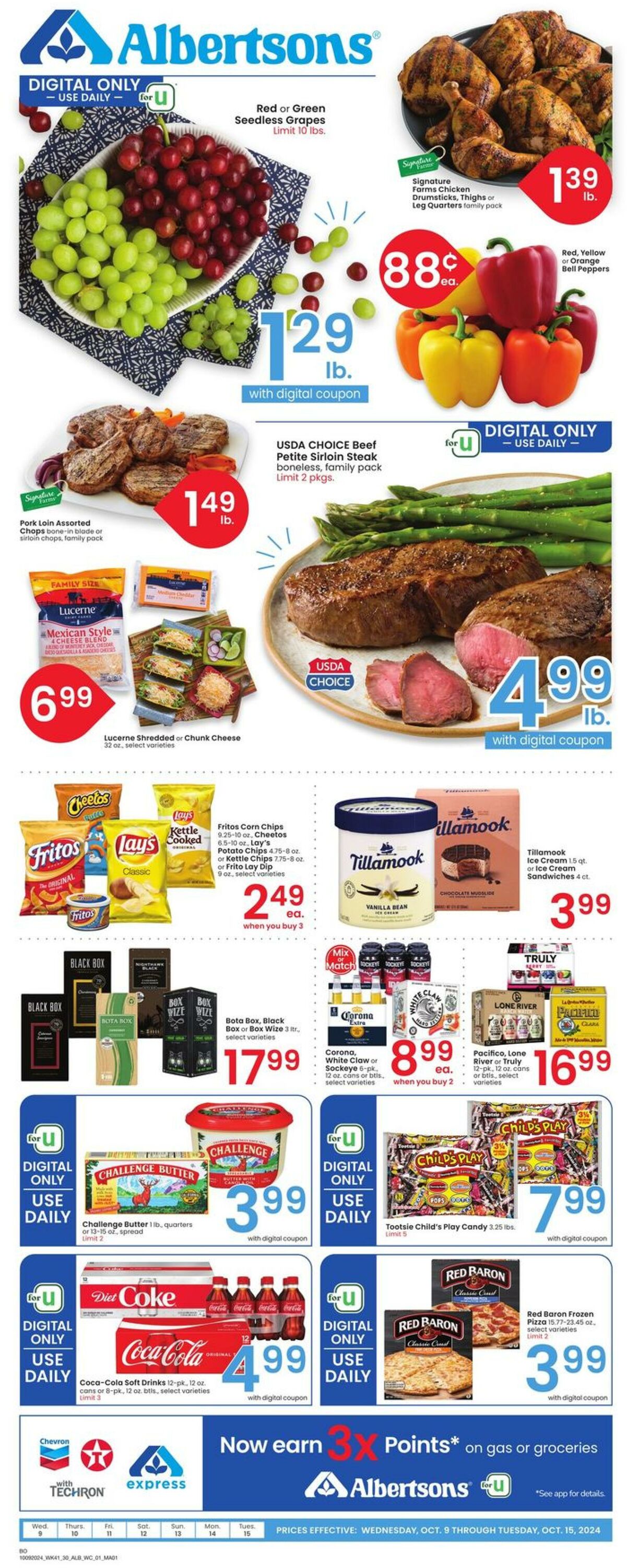 Weekly ad Albertsons 10/09/2024 - 10/15/2024