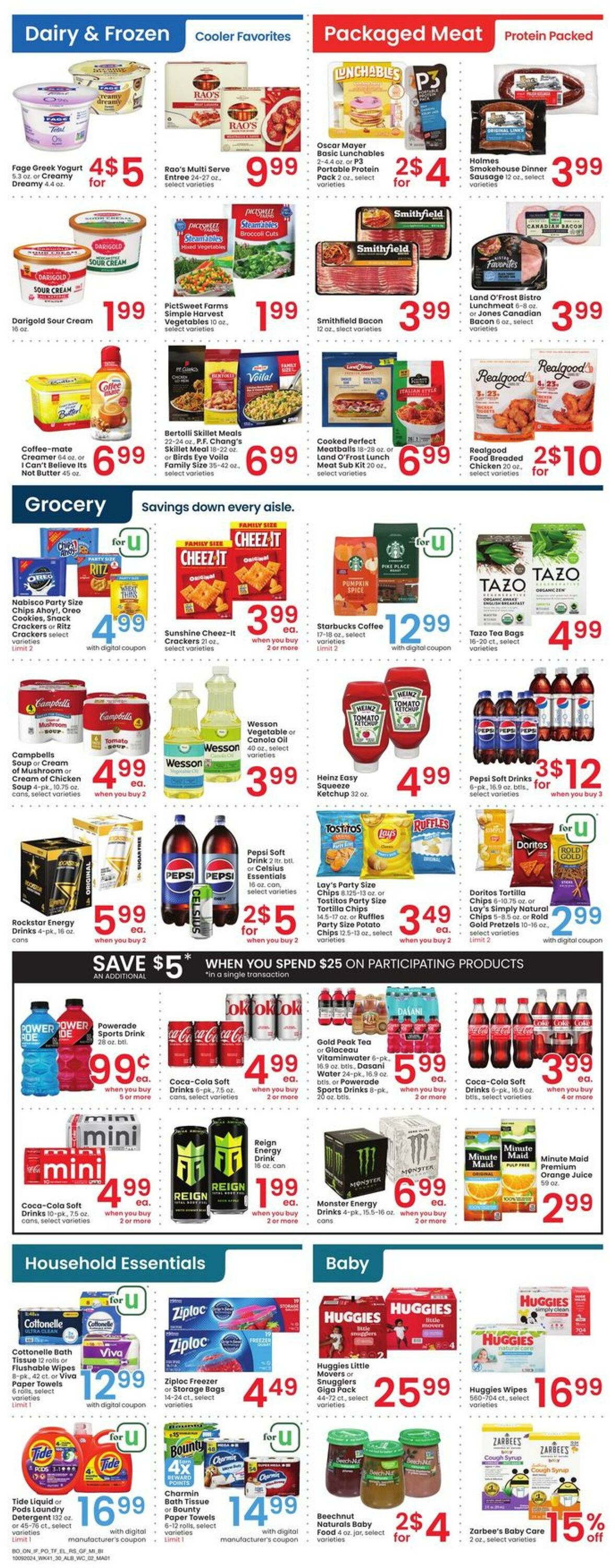 Weekly ad Albertsons 10/09/2024 - 10/15/2024