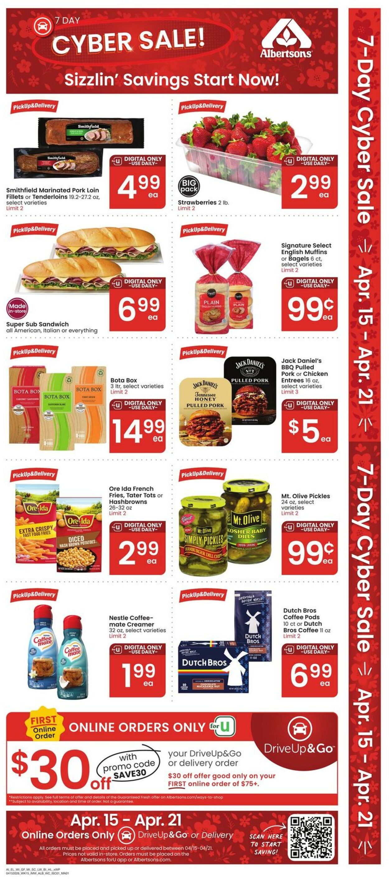 Weekly ad Albertsons 04/15/2026 - 04/21/2026