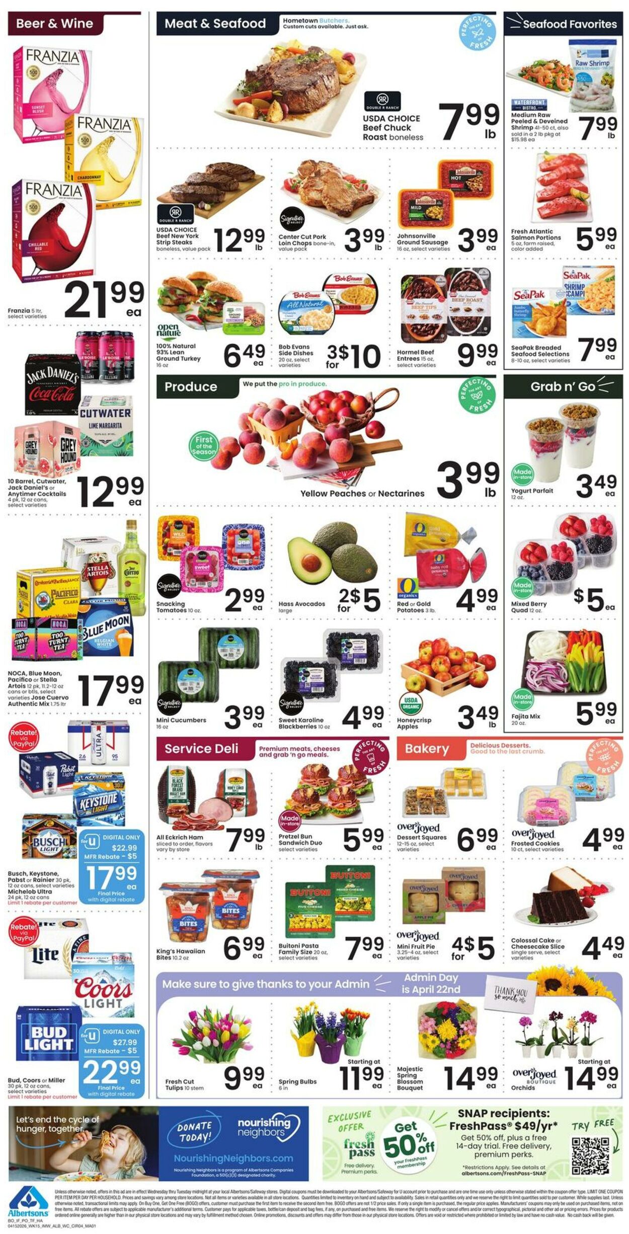 Weekly ad Albertsons 04/15/2026 - 04/21/2026