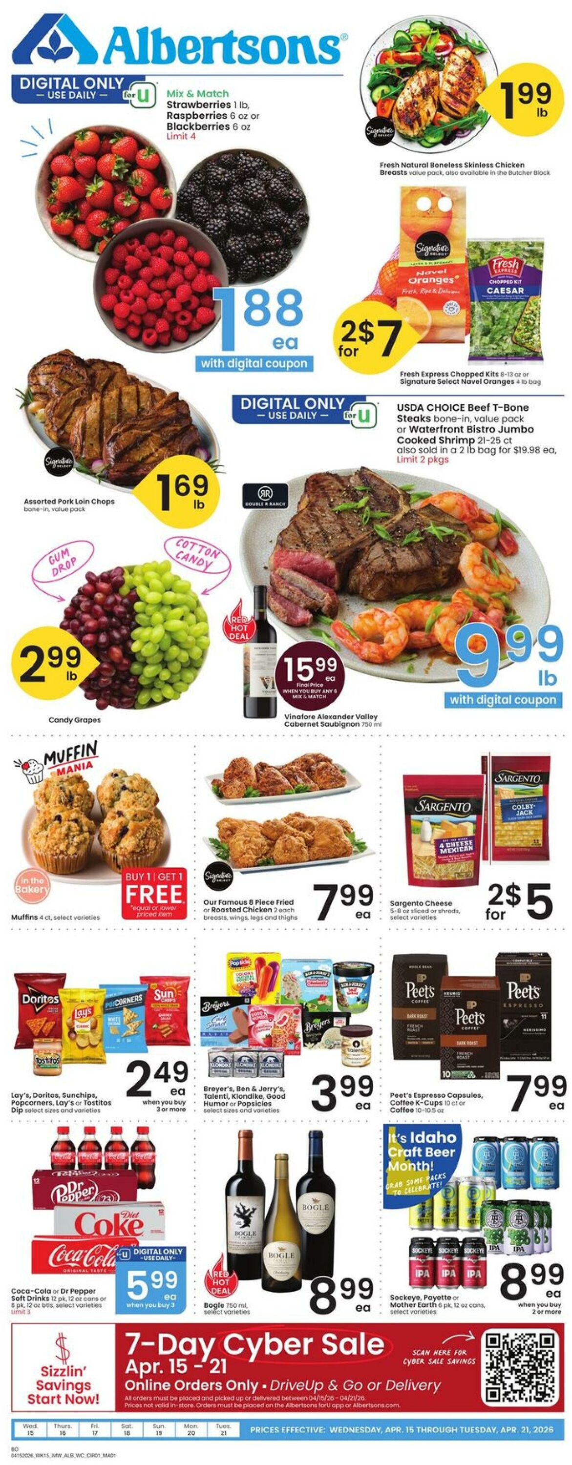 Weekly ad Albertsons 04/15/2026 - 04/21/2026