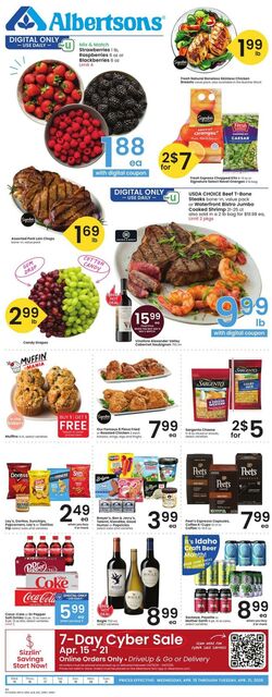 Weekly ad Albertsons 04/15/2026 - 04/21/2026