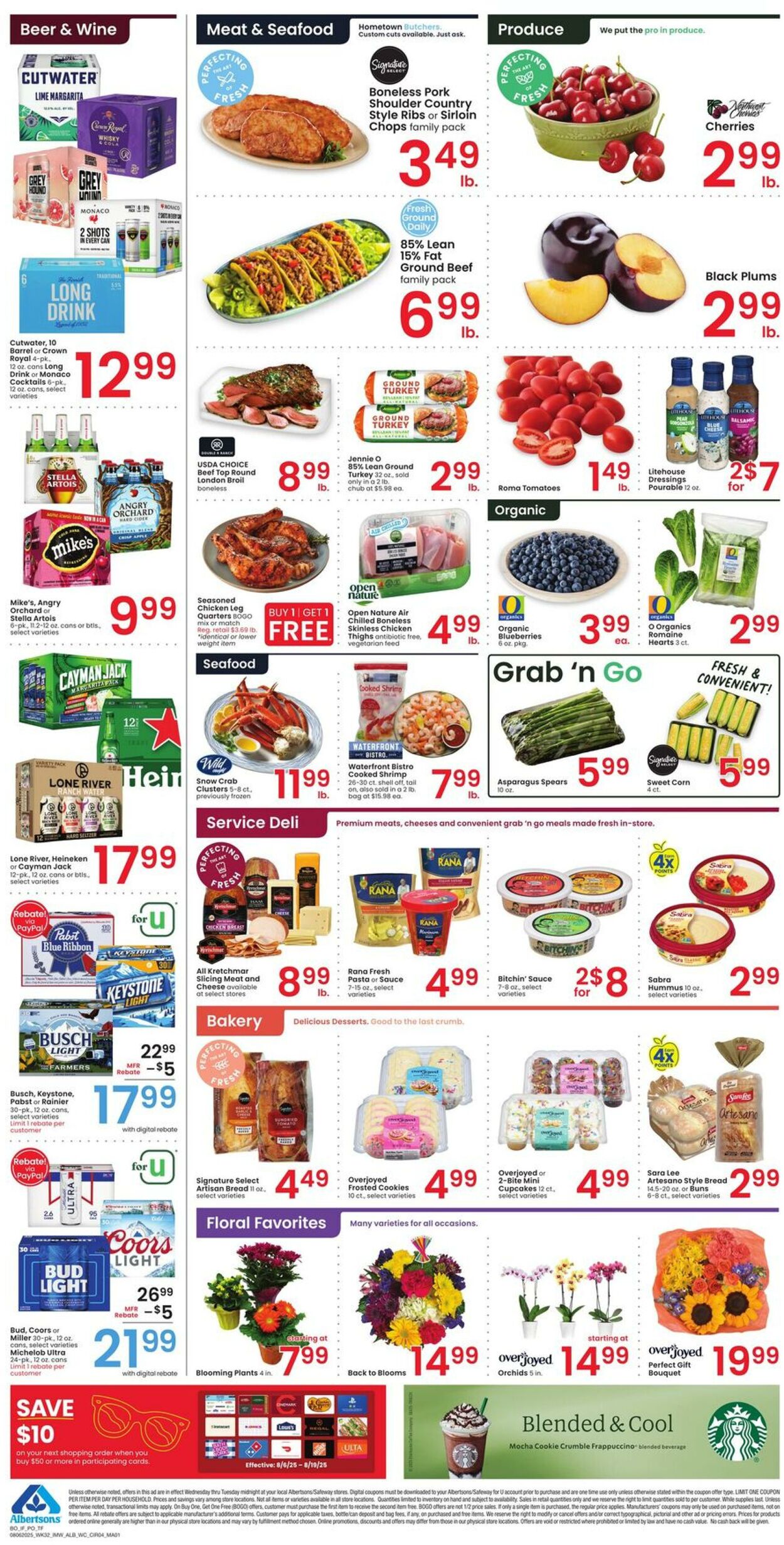 Weekly ad Albertsons 08/06/2025 - 08/12/2025