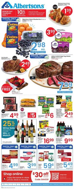 Weekly ad Albertsons 08/06/2025 - 08/12/2025