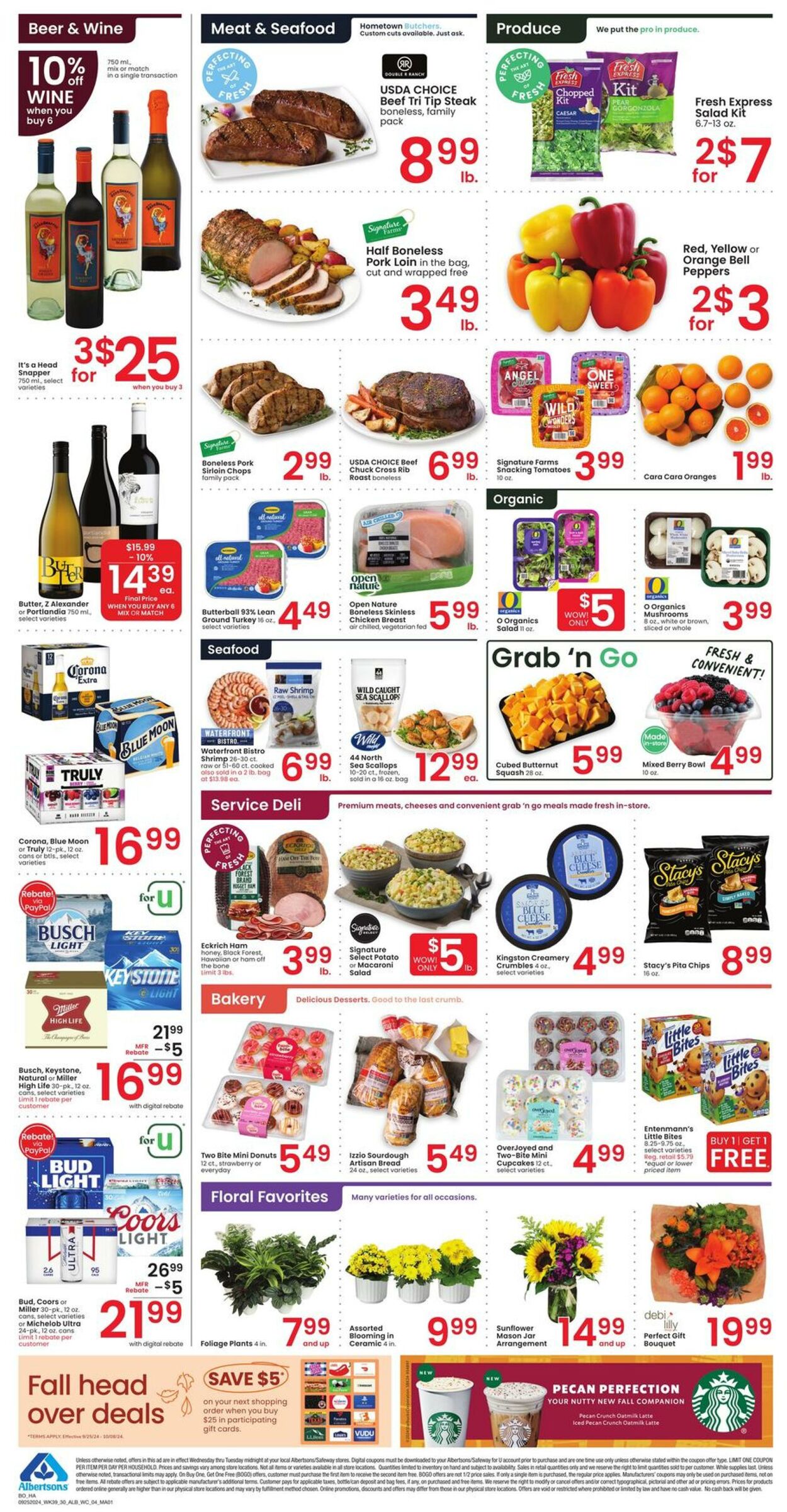 Weekly ad Albertsons 09/25/2024 - 10/01/2024