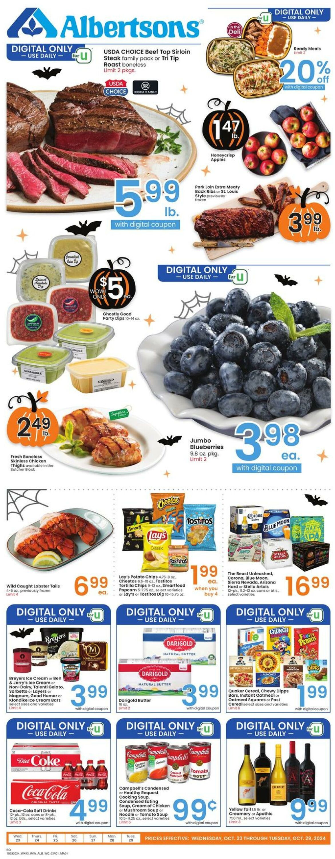 Weekly ad Albertsons 10/23/2024 - 10/29/2024