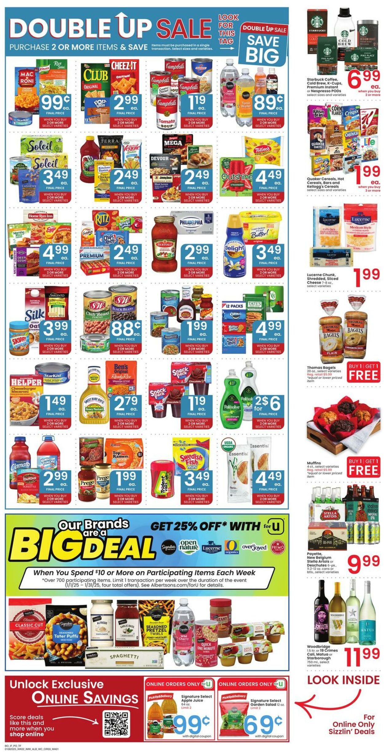 Weekly ad Albertsons 01/08/2025 - 01/14/2025