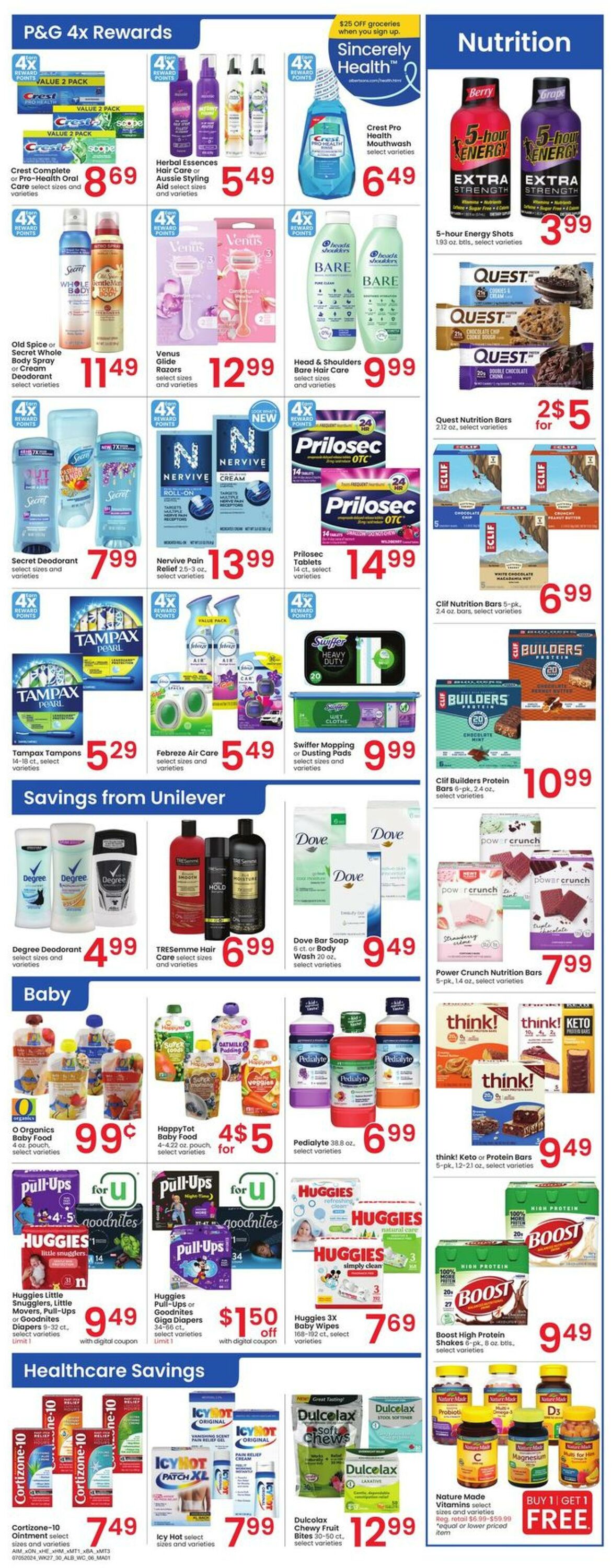 Weekly ad Albertsons 07/05/2024 - 07/09/2024