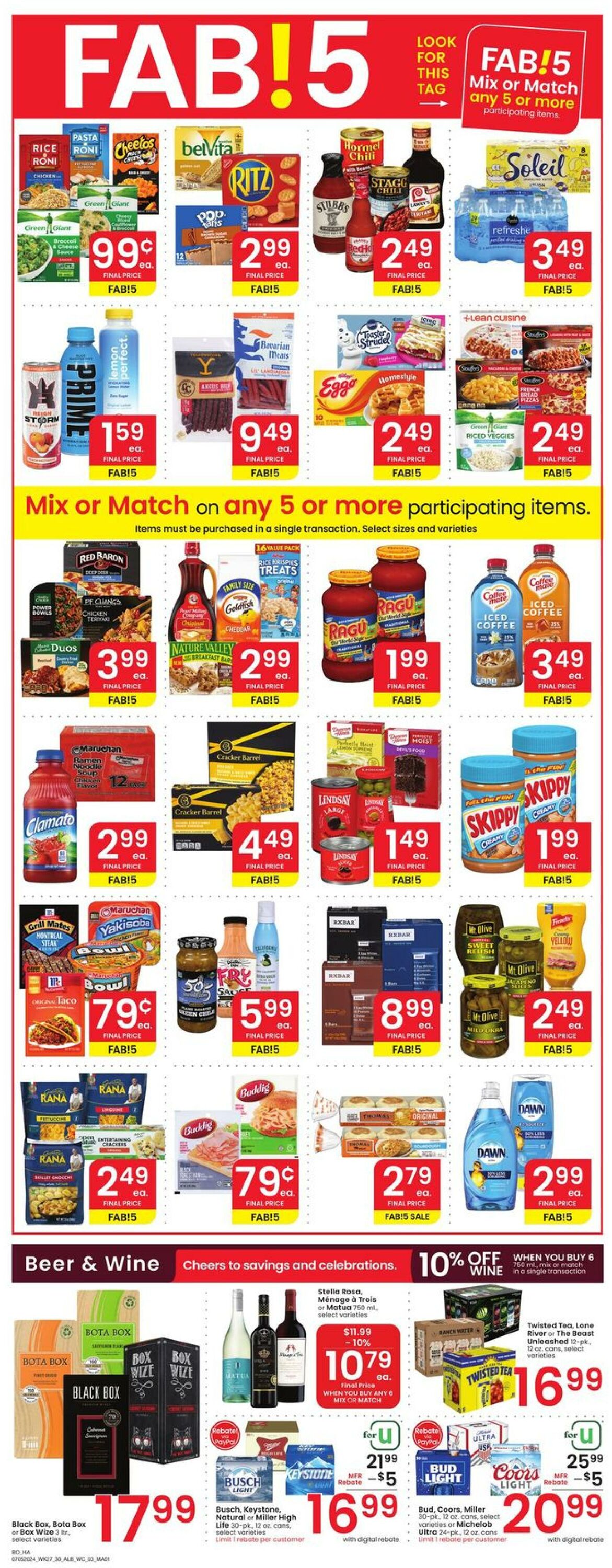 Weekly ad Albertsons 07/05/2024 - 07/09/2024