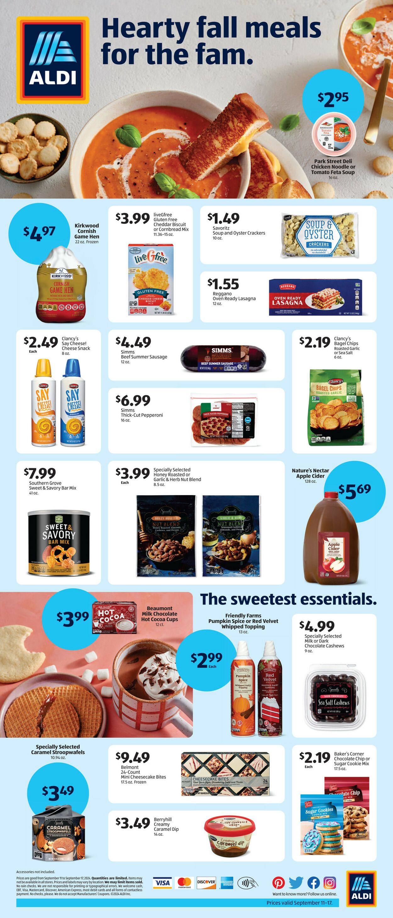 Weekly ad Aldi - 2024 Fall Seasonals - New York, NY Sep 11, 2024 - Sep 17, 2024