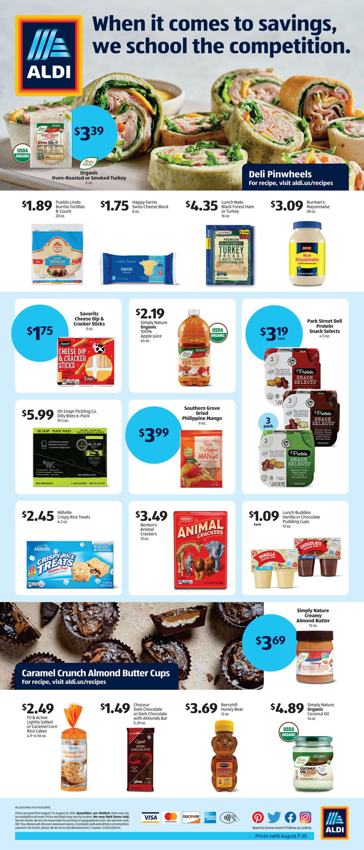 Weekly ad Aldi 08/07/2024 - 08/20/2024