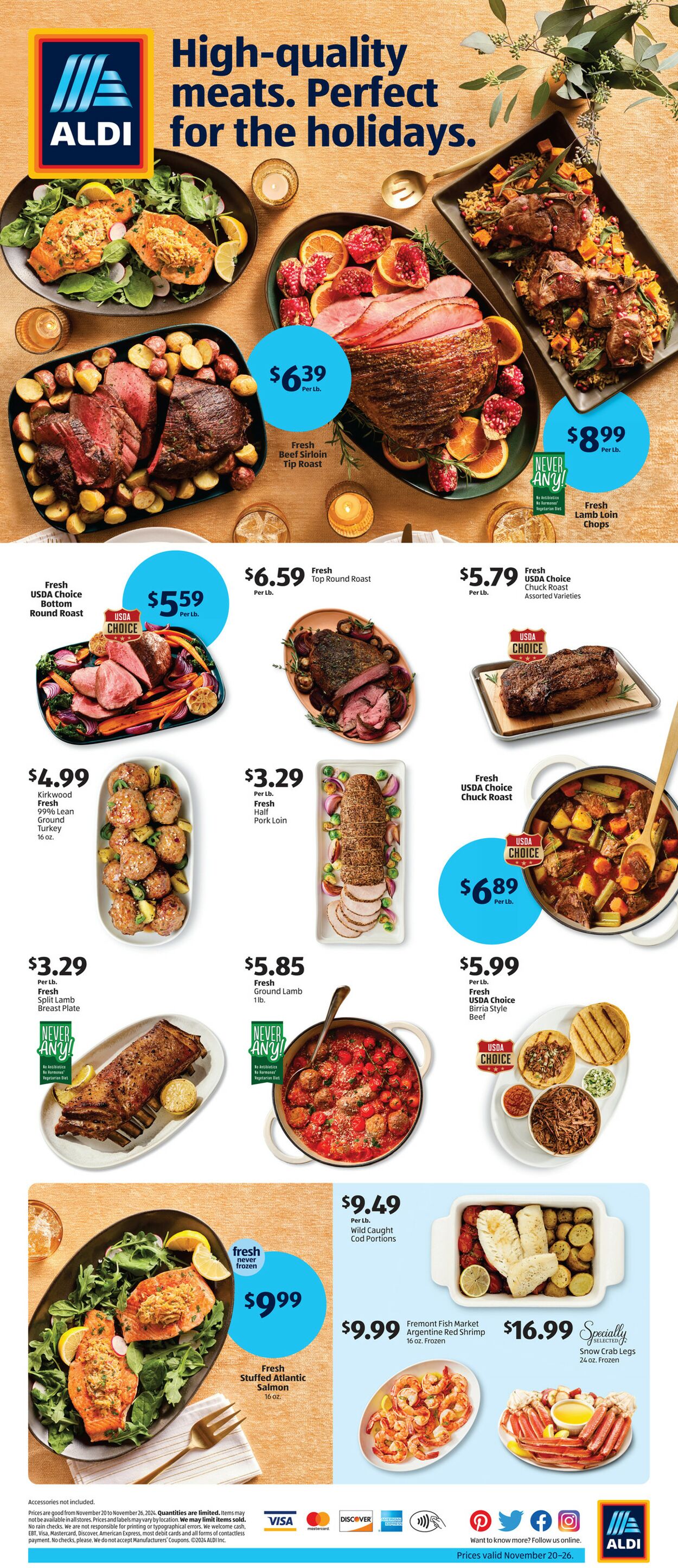 Weekly ad Aldi - High-Quality Meat & Seafood Digital Ad - Phoenix, AZ Nov 20, 2024 - Nov 26, 2024