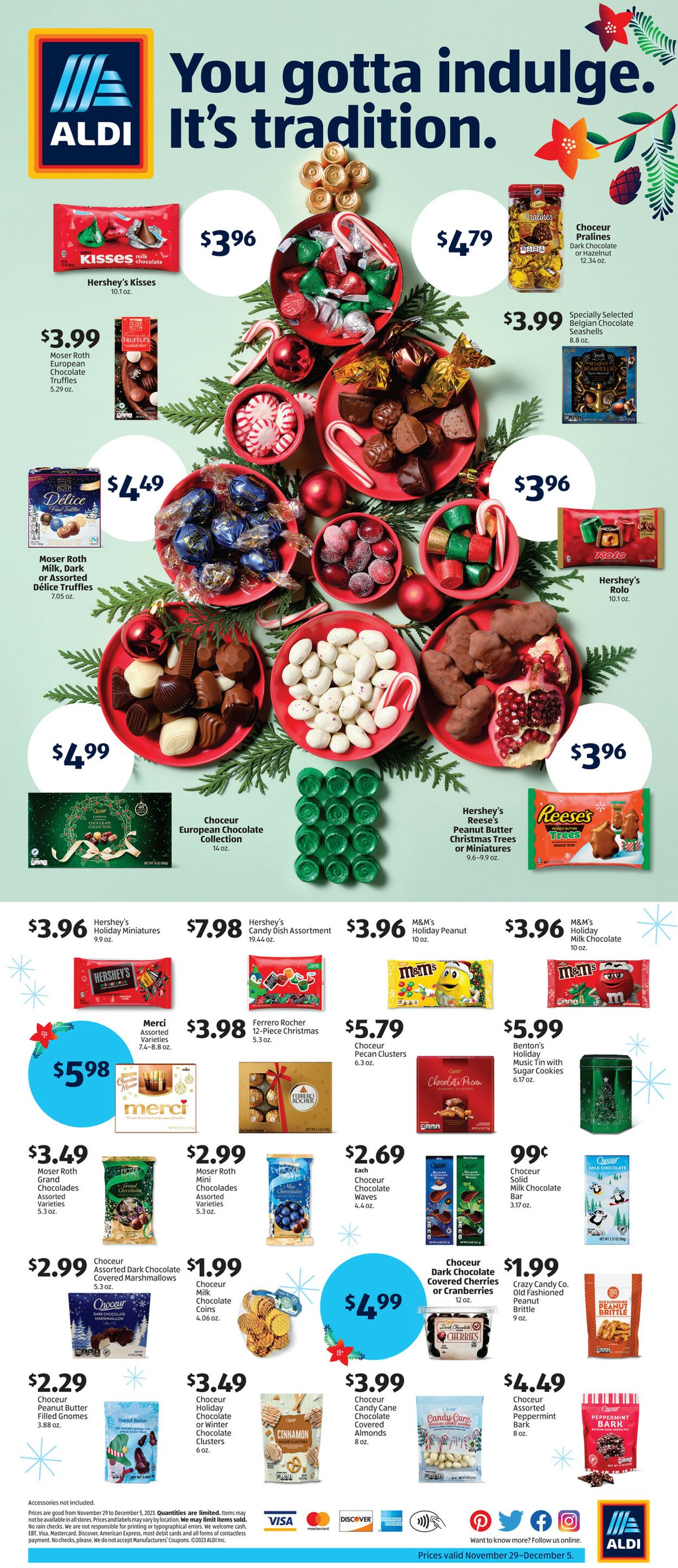 Weekly ad Aldi - Holiday Candy - New York, NY Nov 29, 2023 - Dec 5, 2023