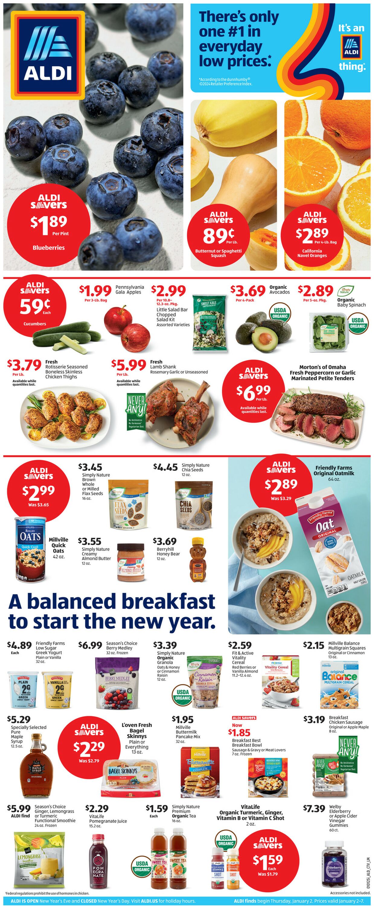 Weekly ad Aldi 01/01/2025 - 01/07/2025