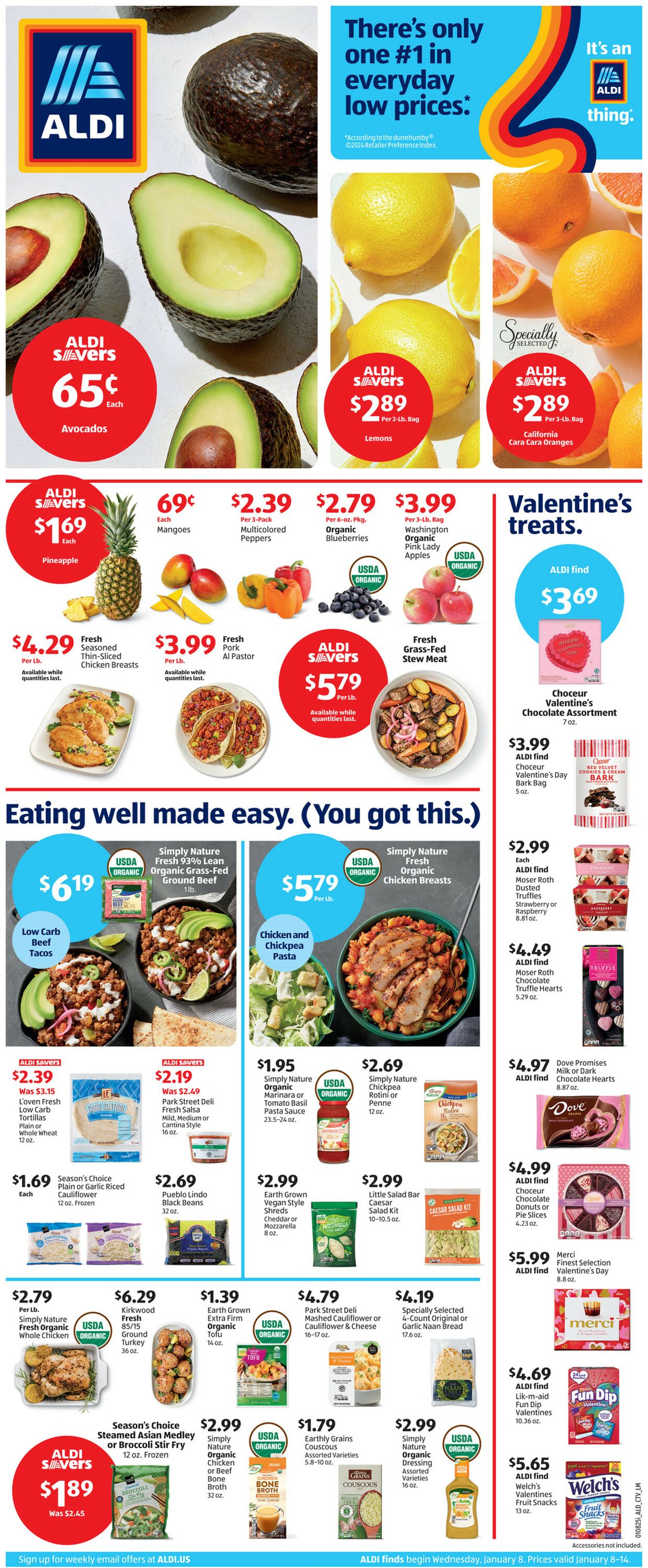 Weekly ad Aldi 01/08/2025 - 01/14/2025