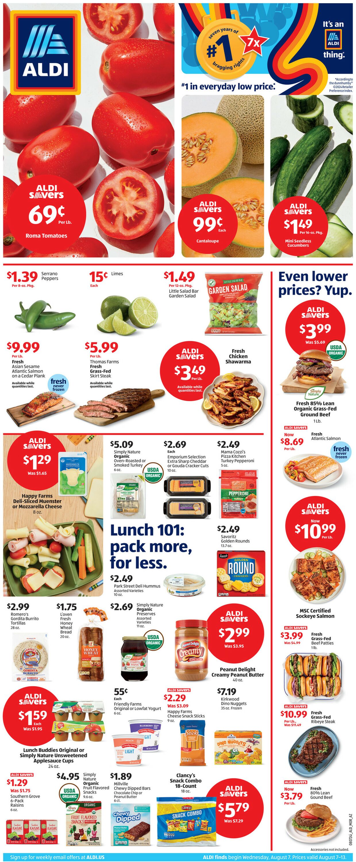 Weekly ad Aldi 08/07/2024 - 08/13/2024