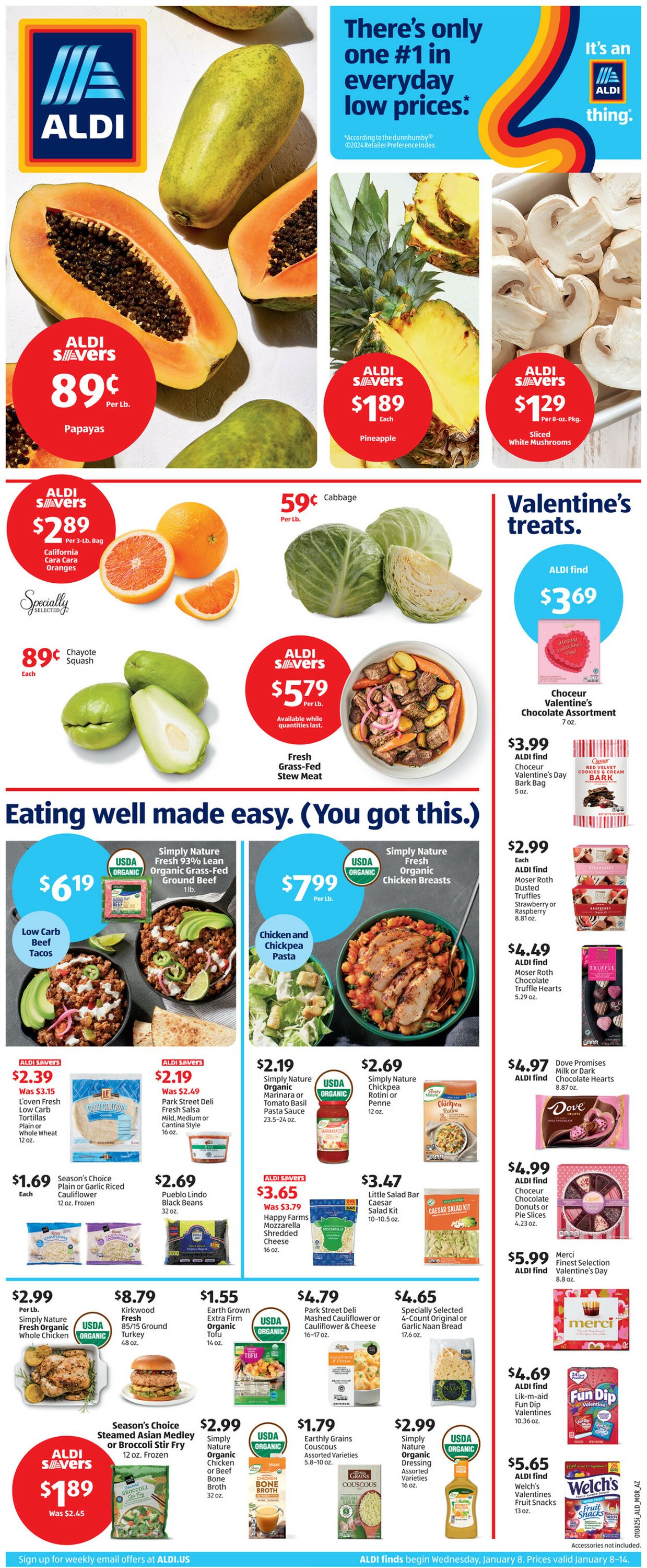 Weekly ad Aldi 01/08/2025 - 01/14/2025