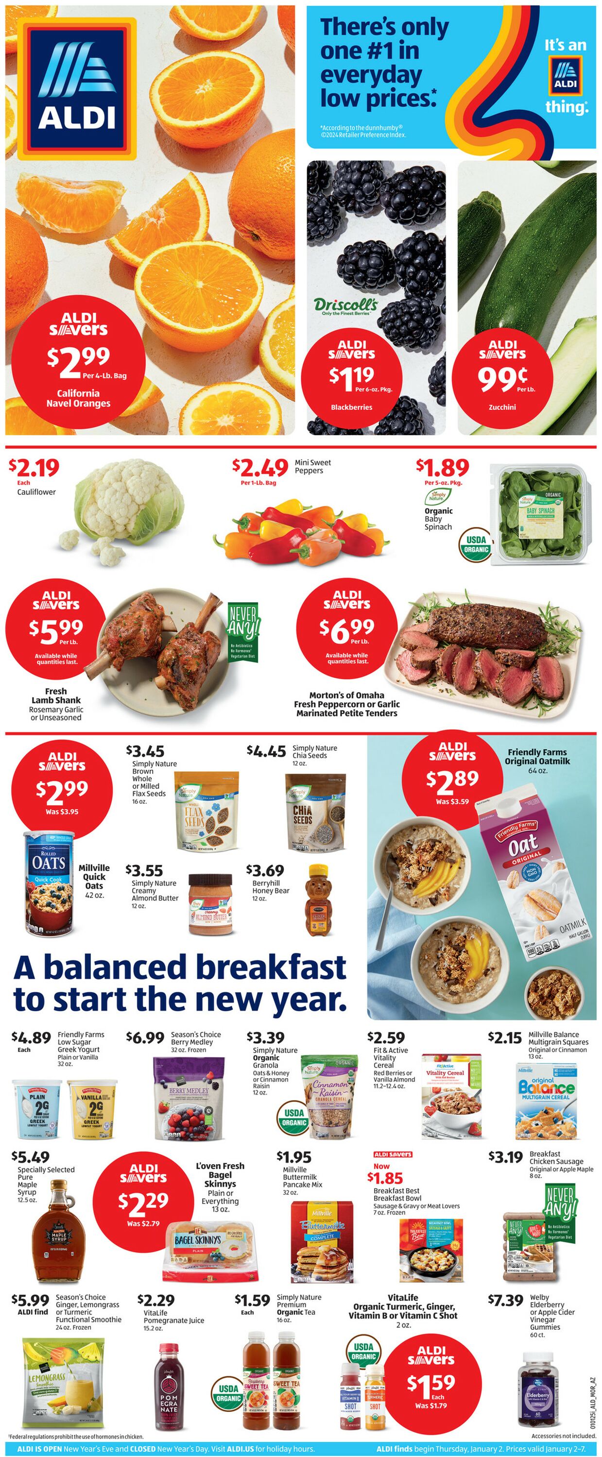 Weekly ad Aldi 01/01/2025 - 01/07/2025