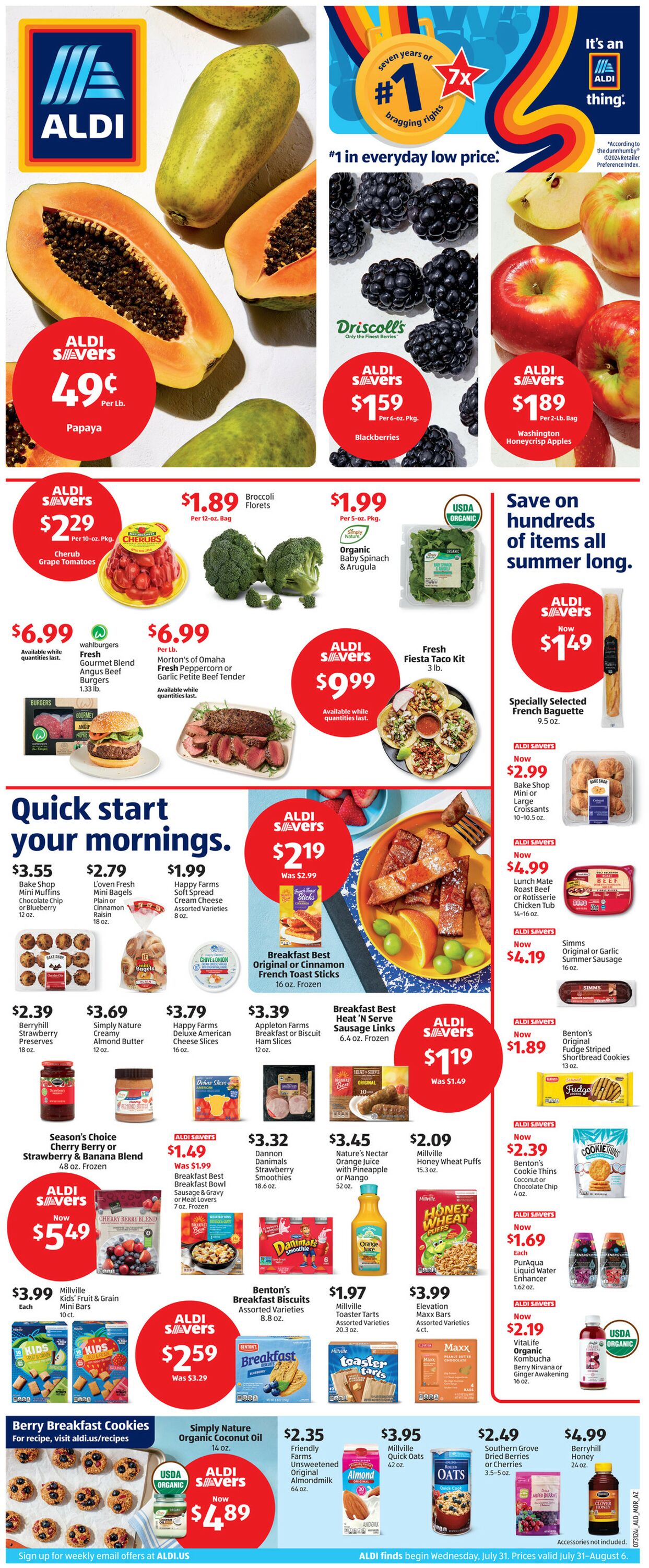 Weekly ad Aldi 07/31/2024 - 08/06/2024